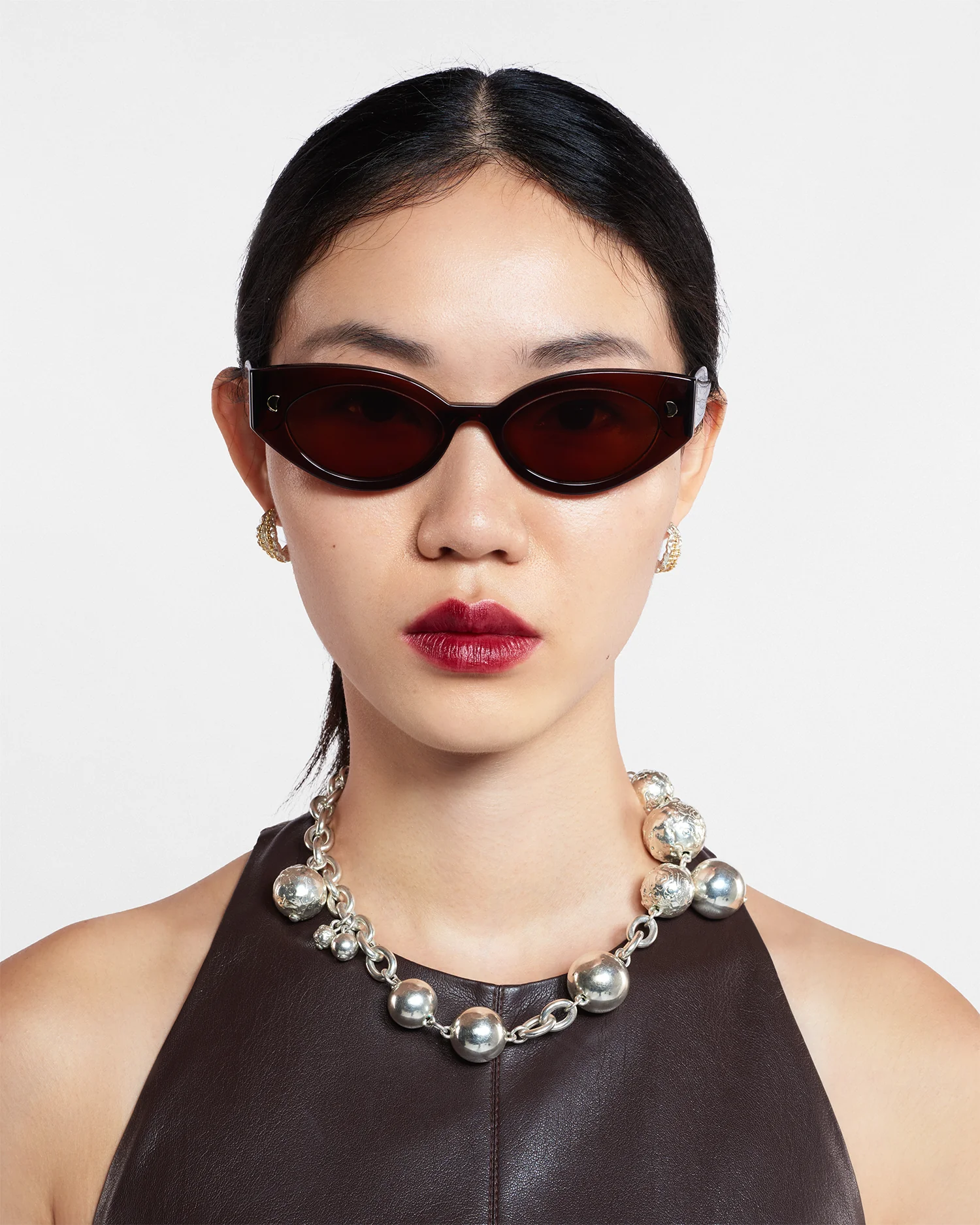 Azalea - Bioplastic sunglasses - Brown - Image 4