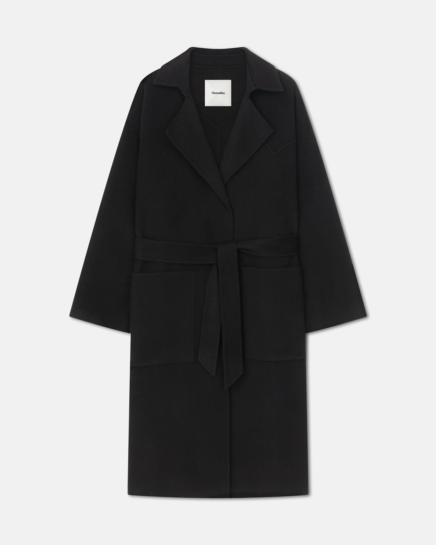 Alamo - Robe coat - Black - Image 3