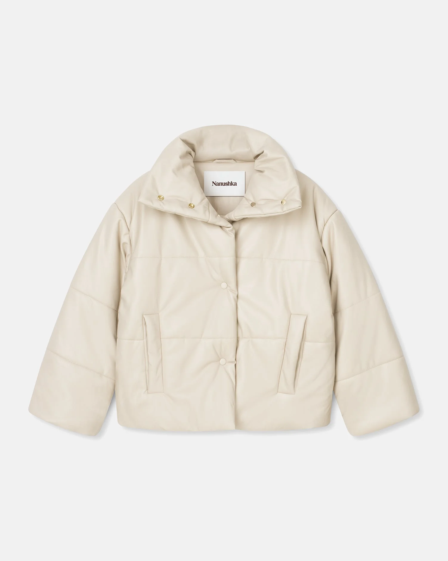 Hide - Okobor™ puffer jacket - Creme - Image 2