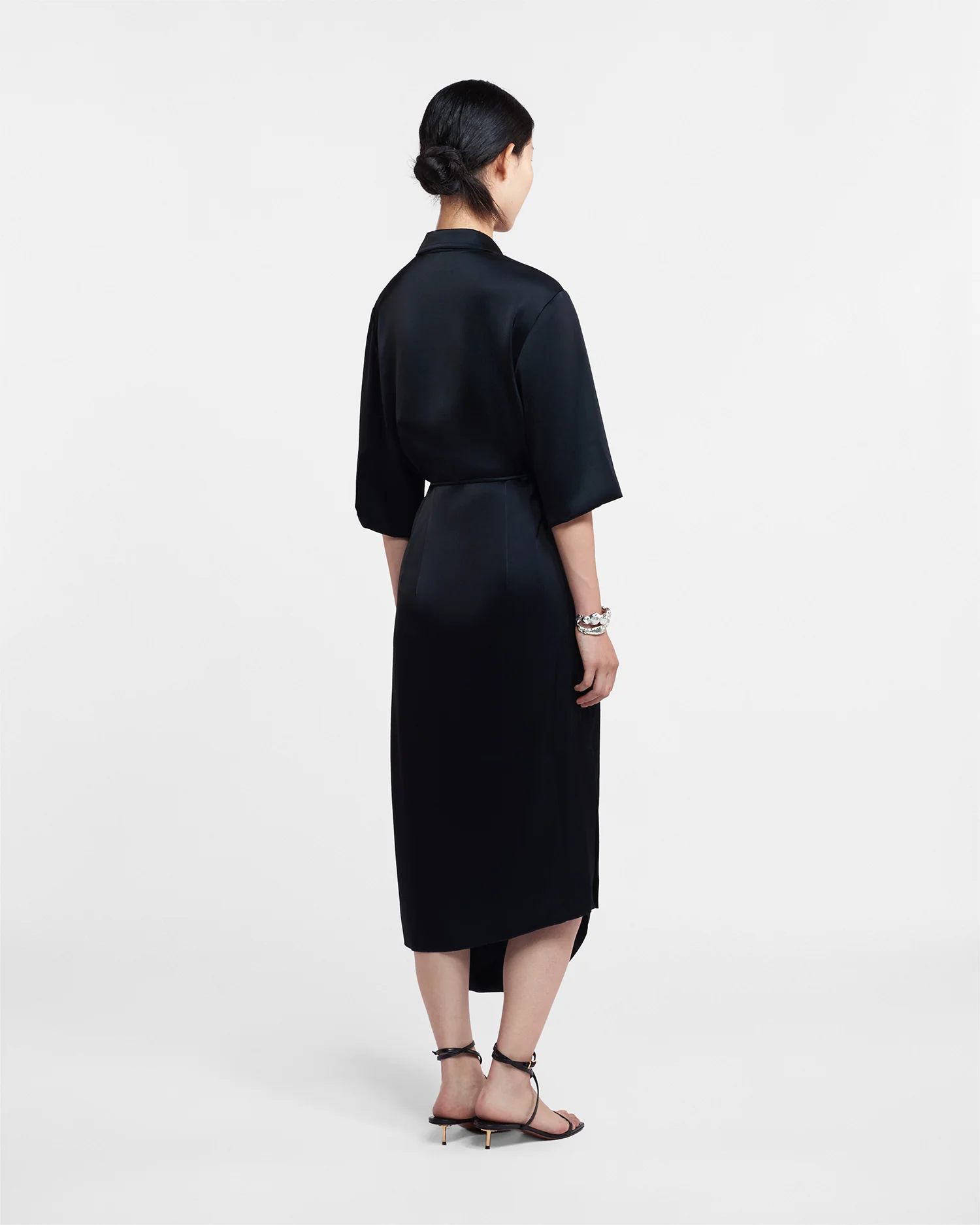 Lais - Shirt dress - Black - Image 4