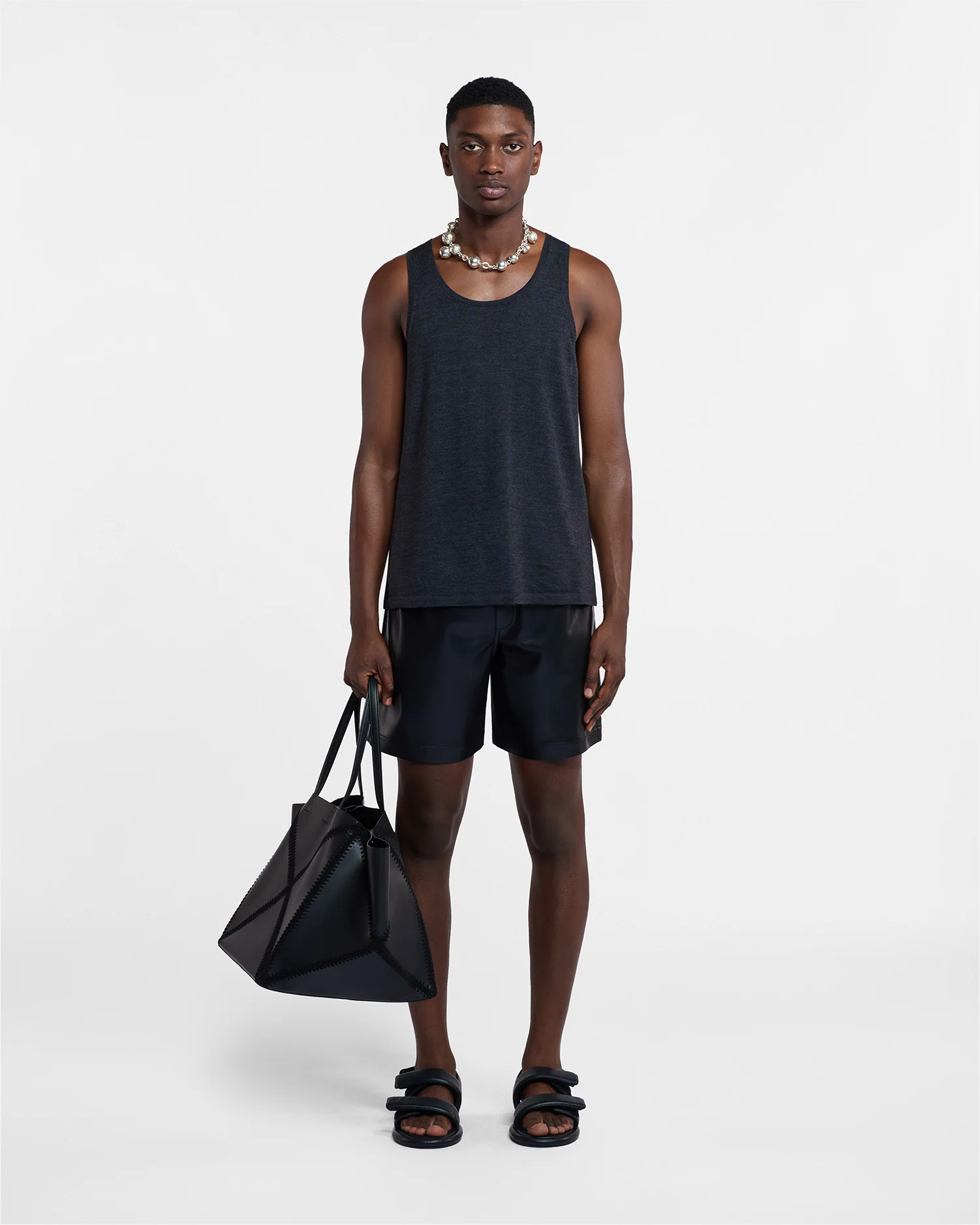 Asher - Tank top - Charcoal - Image 2