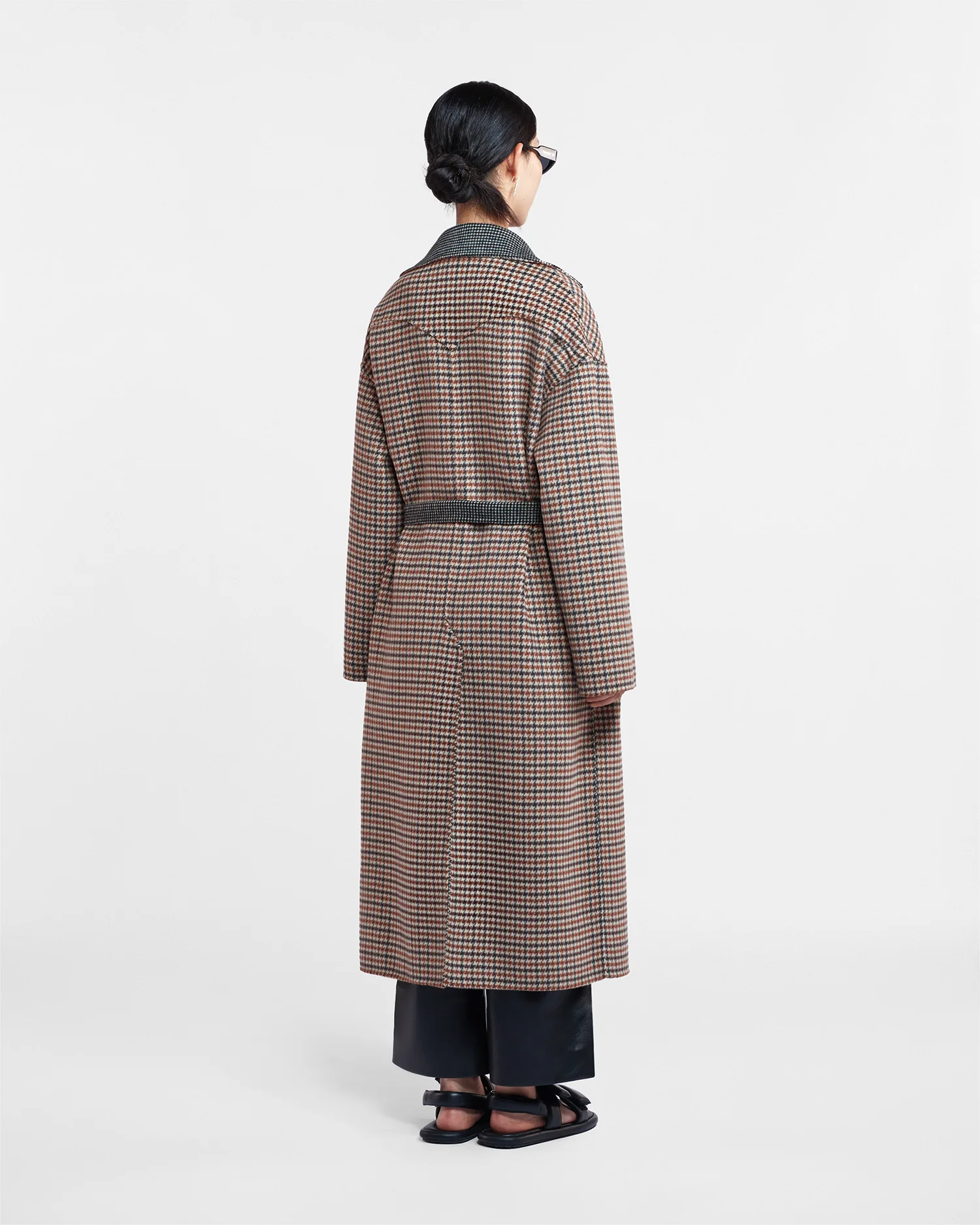 Alamo - Reversible robe coat - Reversible Check - Image 6