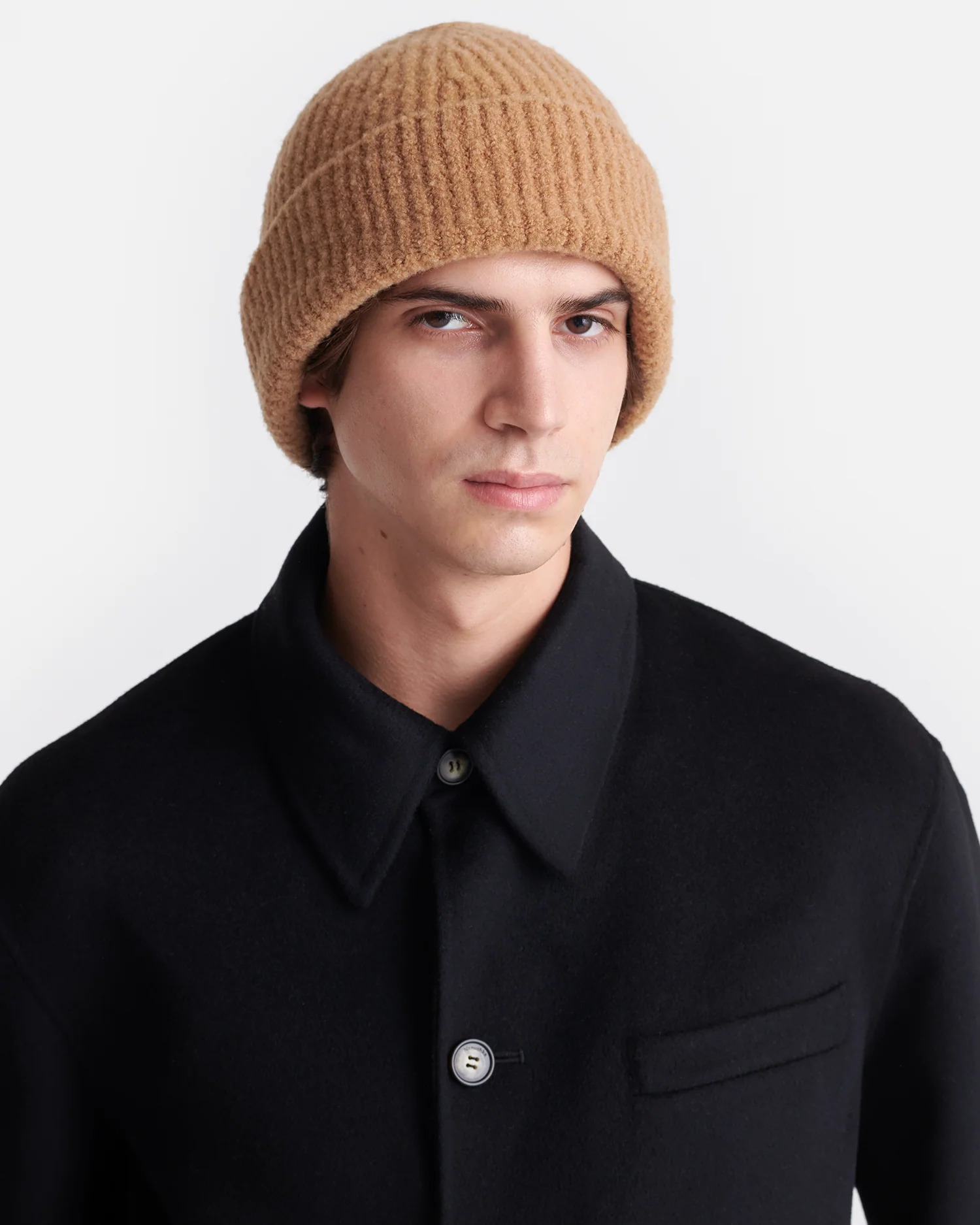 Corey - Beanie hat - Camel - Image 2