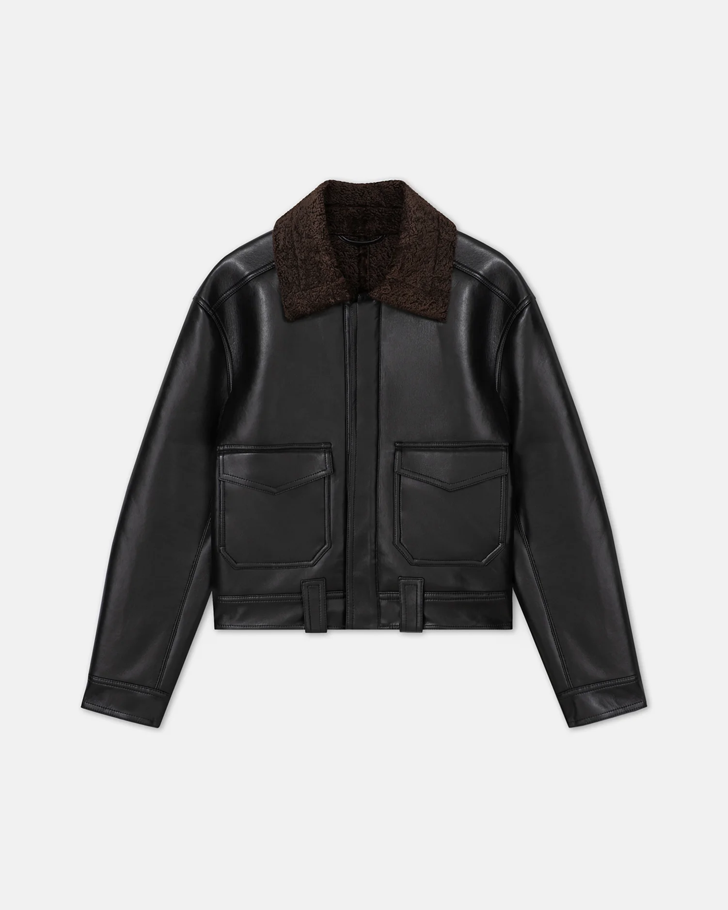 Ruben - Cropped jacket - Black Brown - Image 3