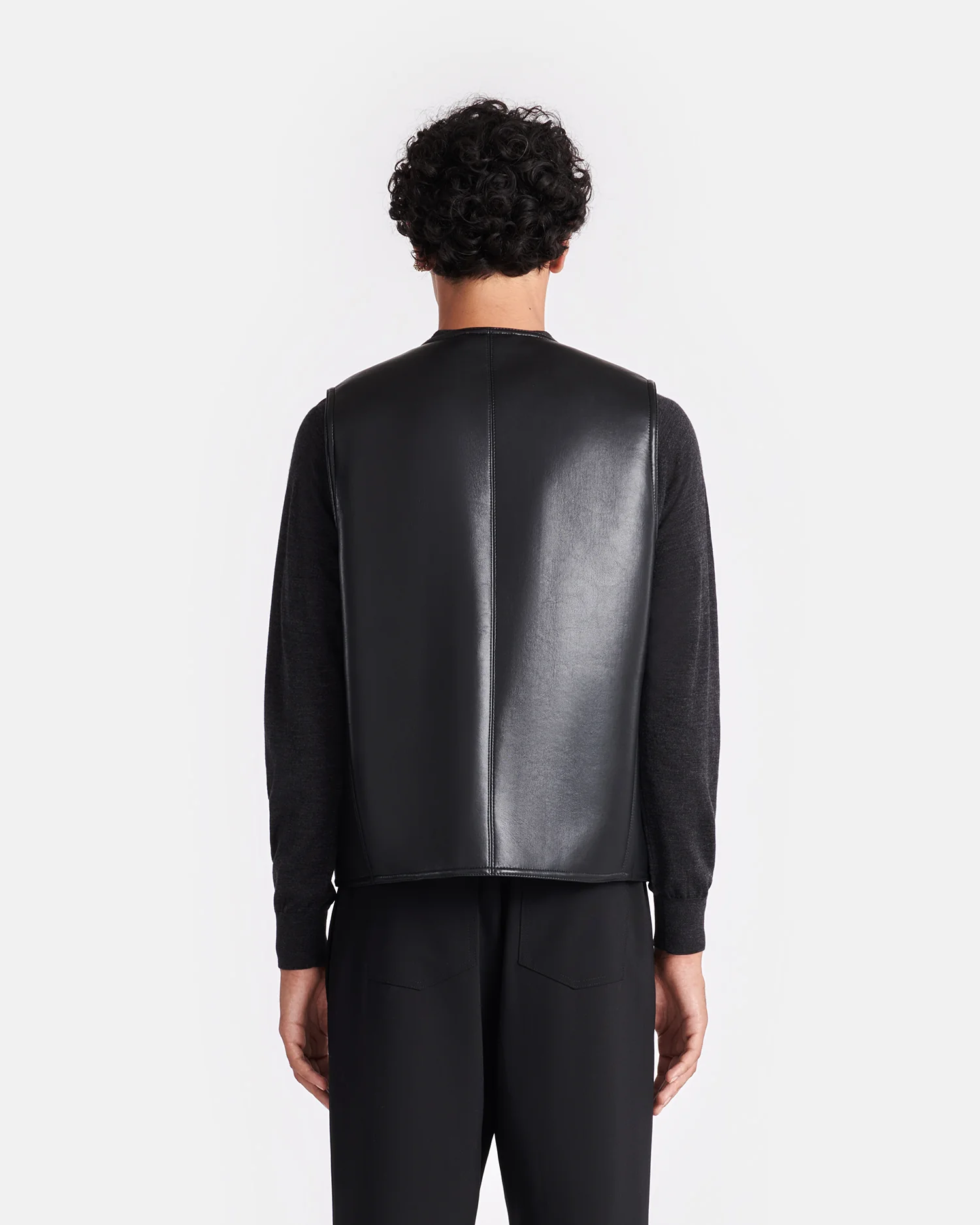 Leevi - Reversible vest - Cornstalk/Black - Image 3