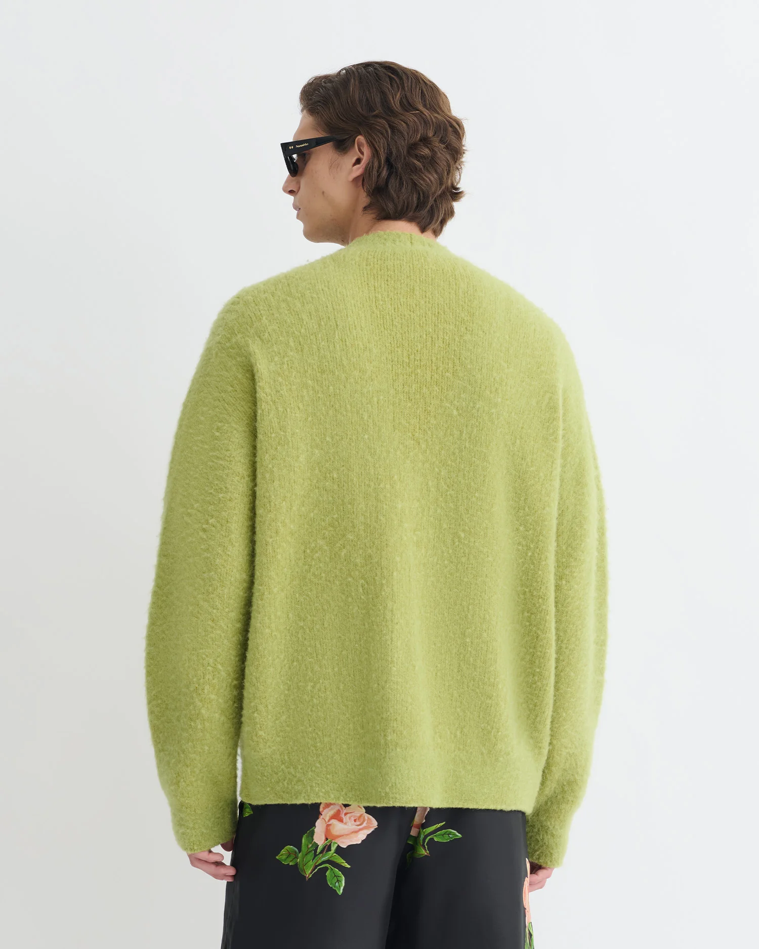 Henri - Brushed alpaca cardigan - Green - Image 2