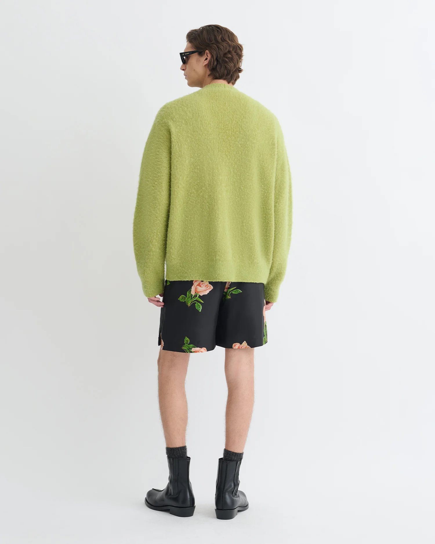 Henri - Brushed alpaca cardigan - Green - Image 4