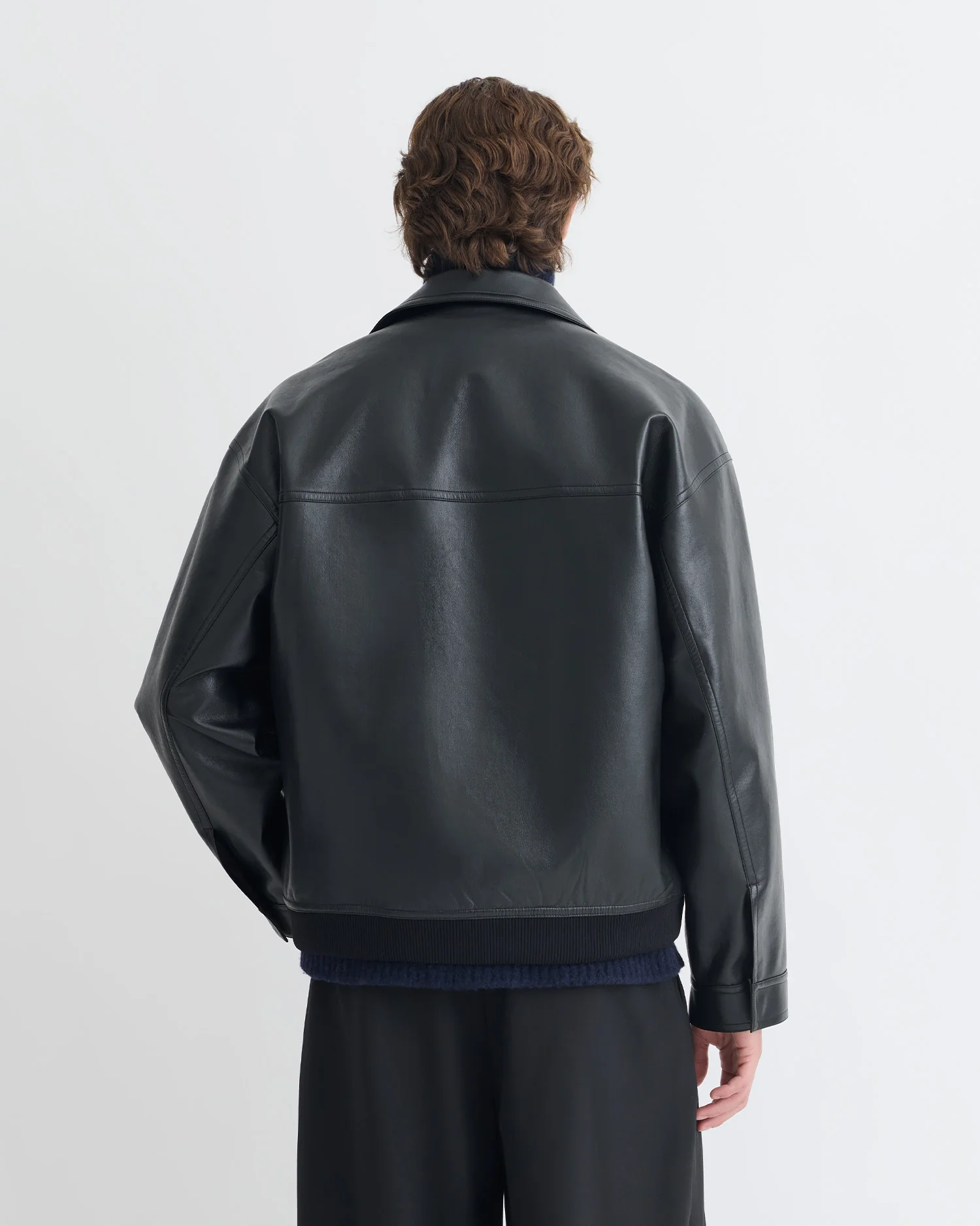Zubin - Regenerated leather jacket - Black - Image 2