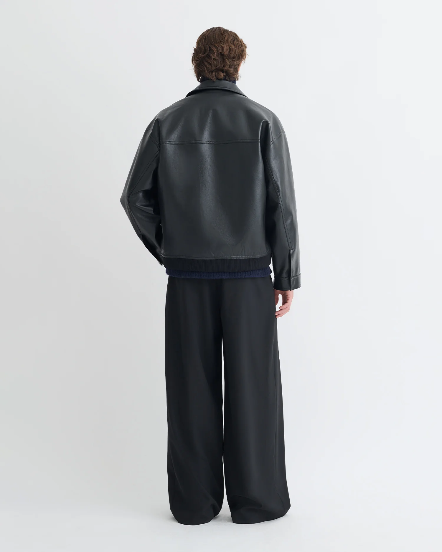 Zubin - Regenerated leather jacket - Black - Image 4