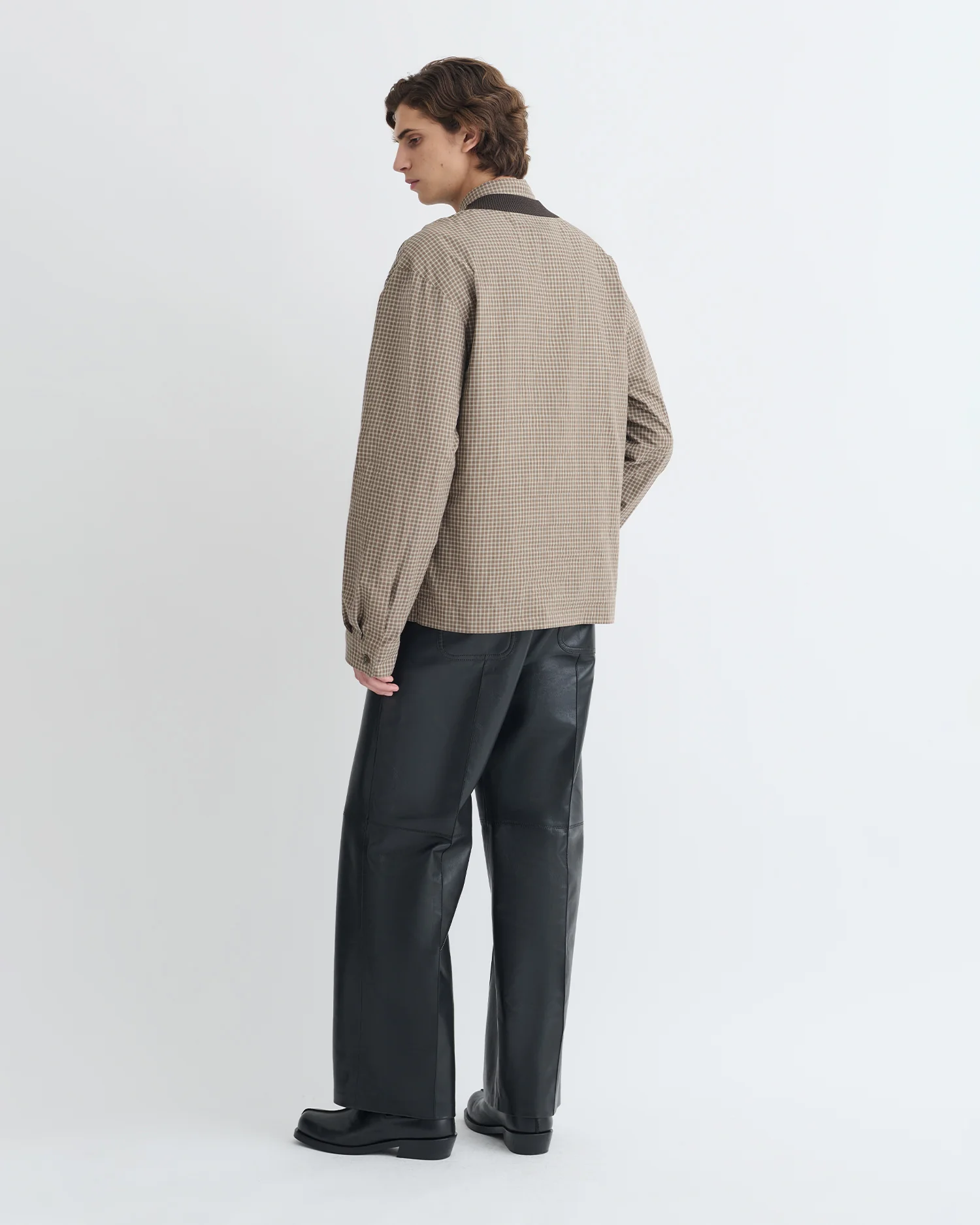 Jahan - V-neck top - Brown/Creme - Image 6