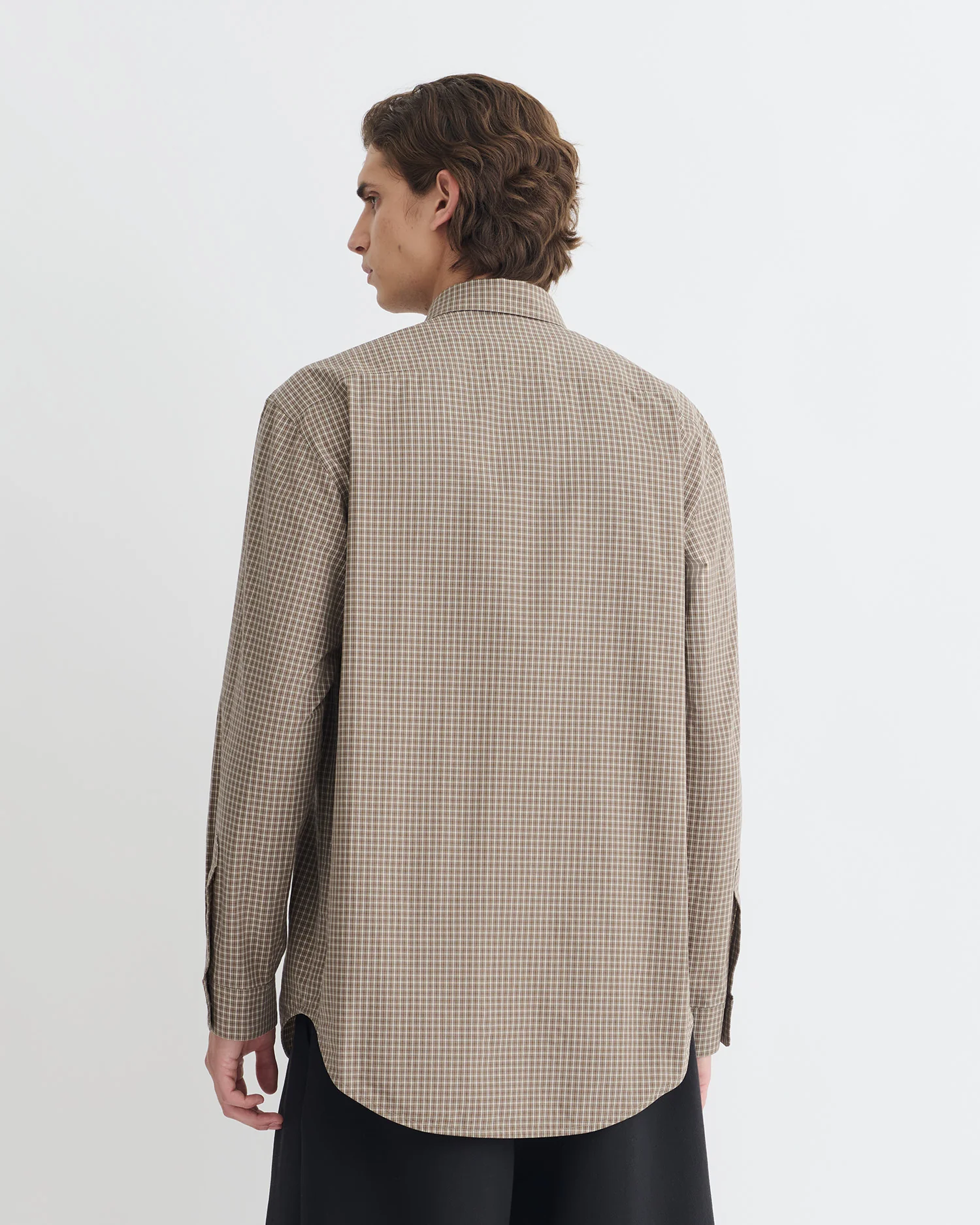 Najib - Shirt - Brown/Creme - Image 3