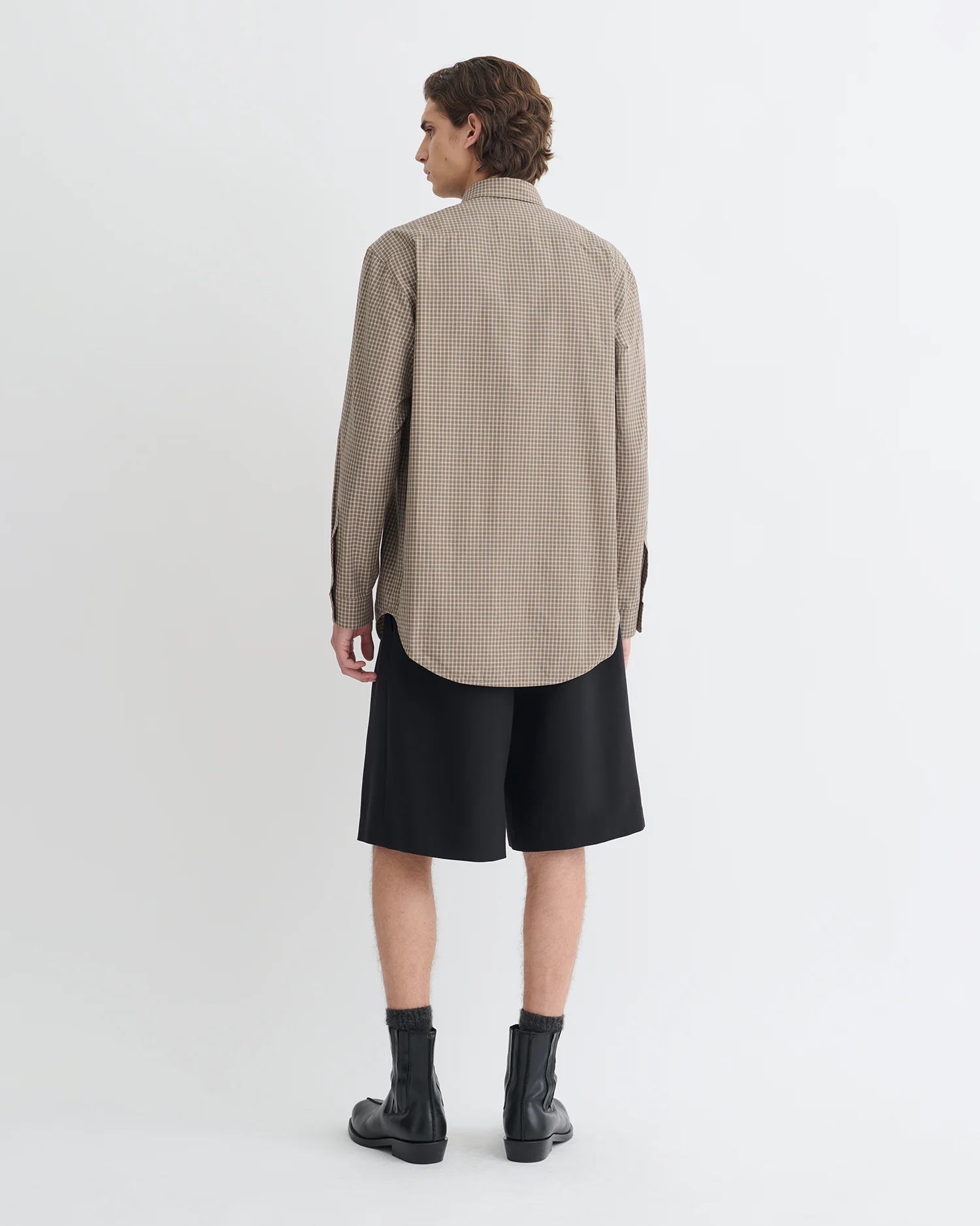 Najib - Shirt - Brown/Creme - Image 5