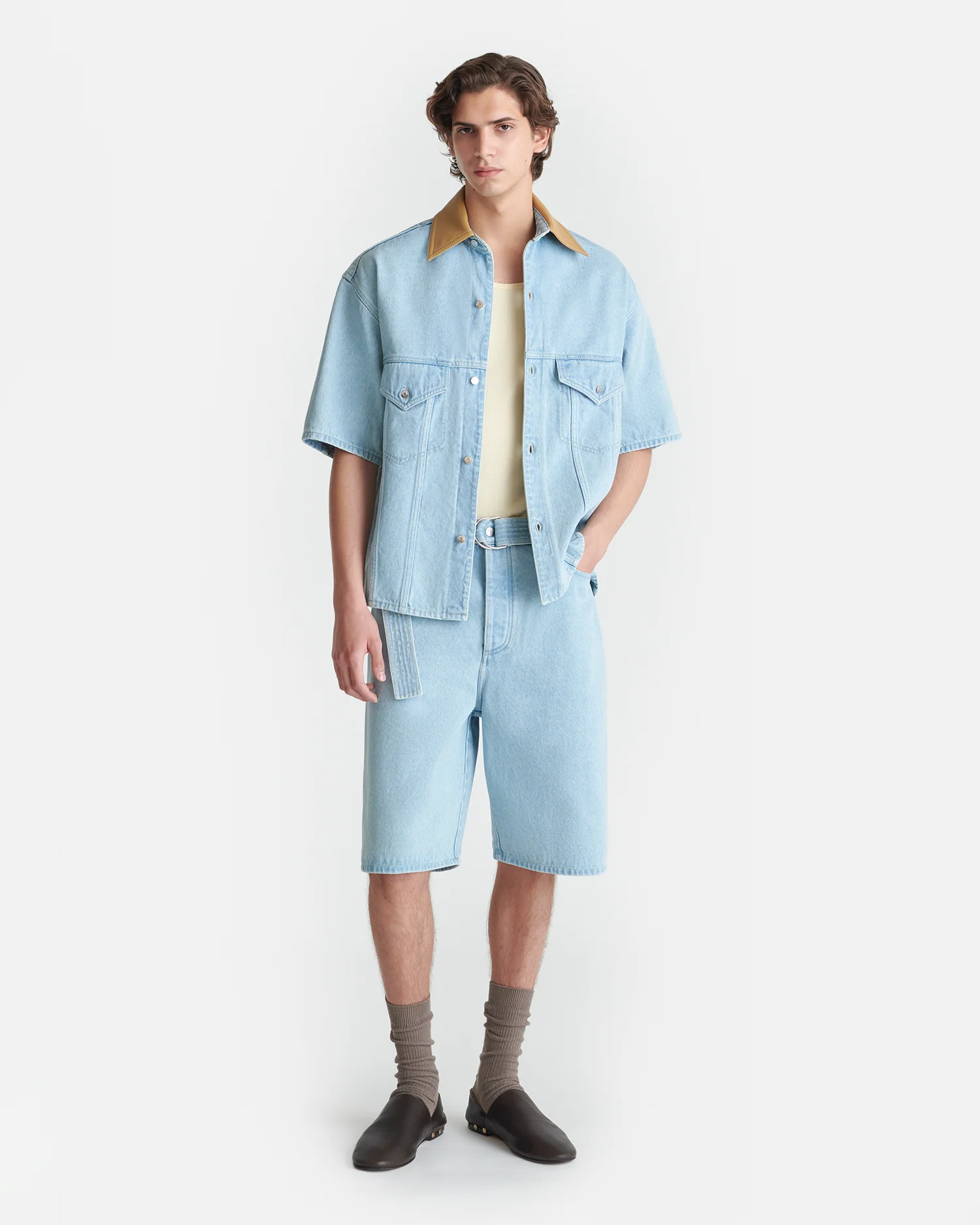 Mydal - Denim bermuda shorts - Eco Bleach