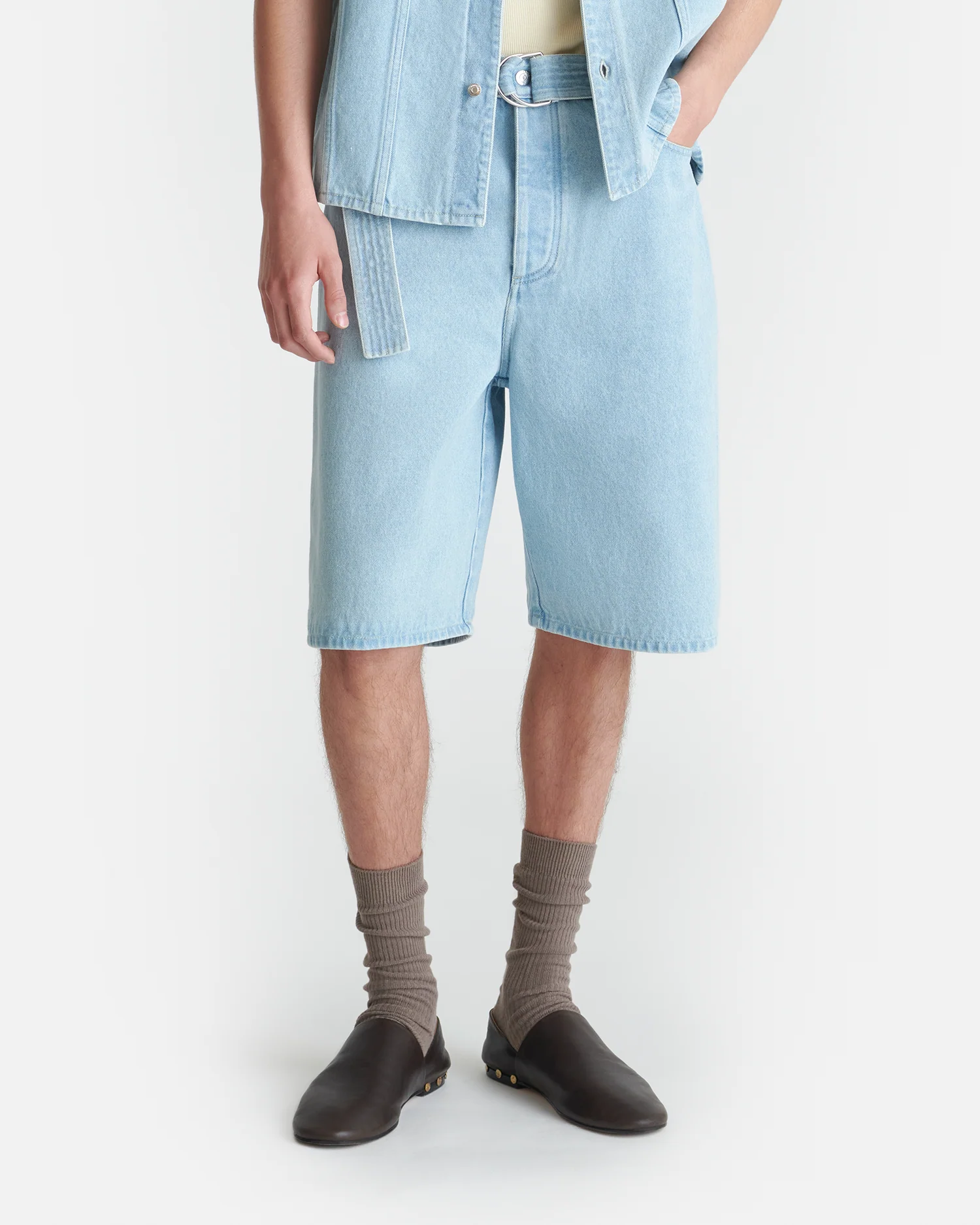 Mydal - Denim bermuda shorts - Eco Bleach - Image 2