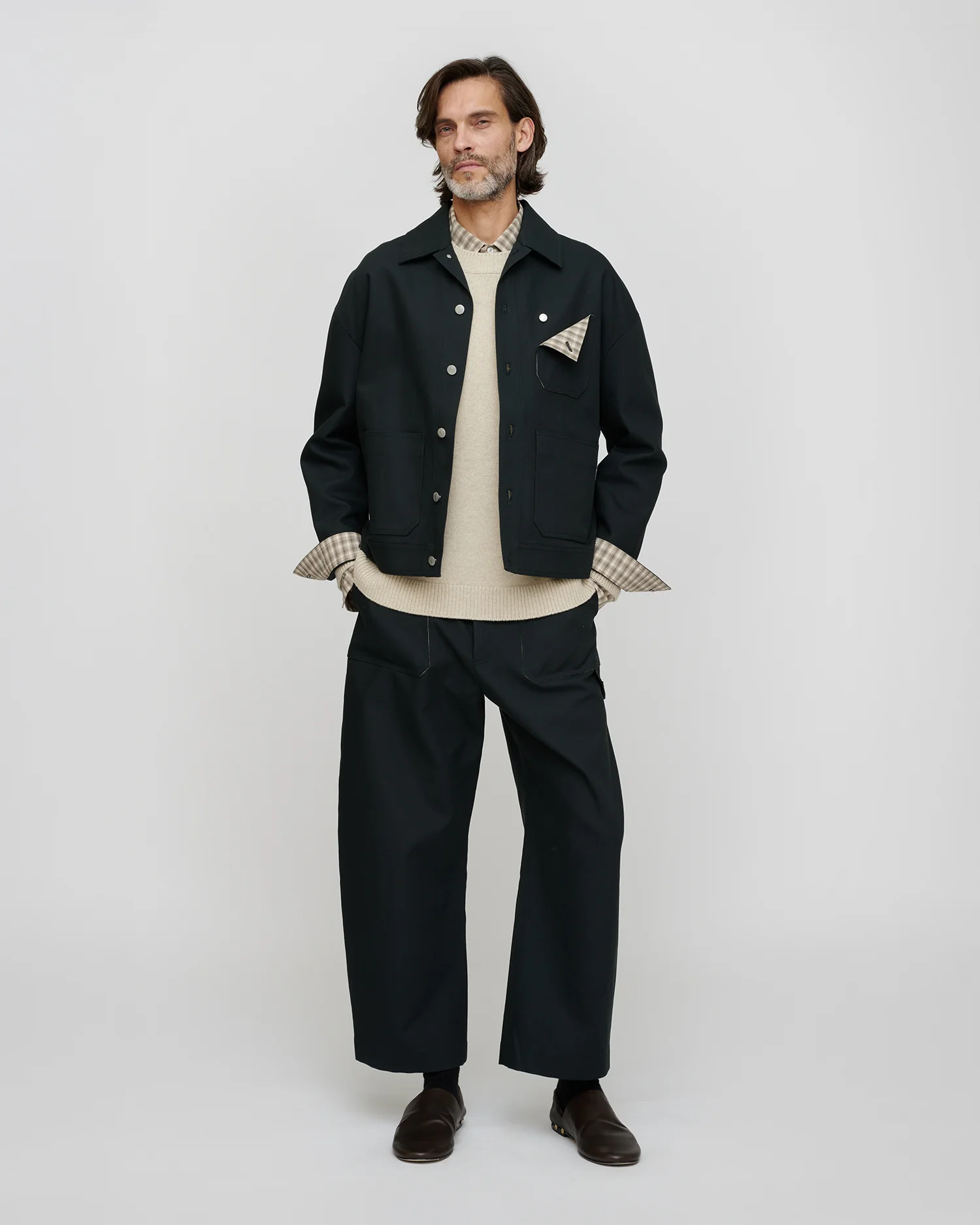 Delrico - Structured jacket - Anthracite
