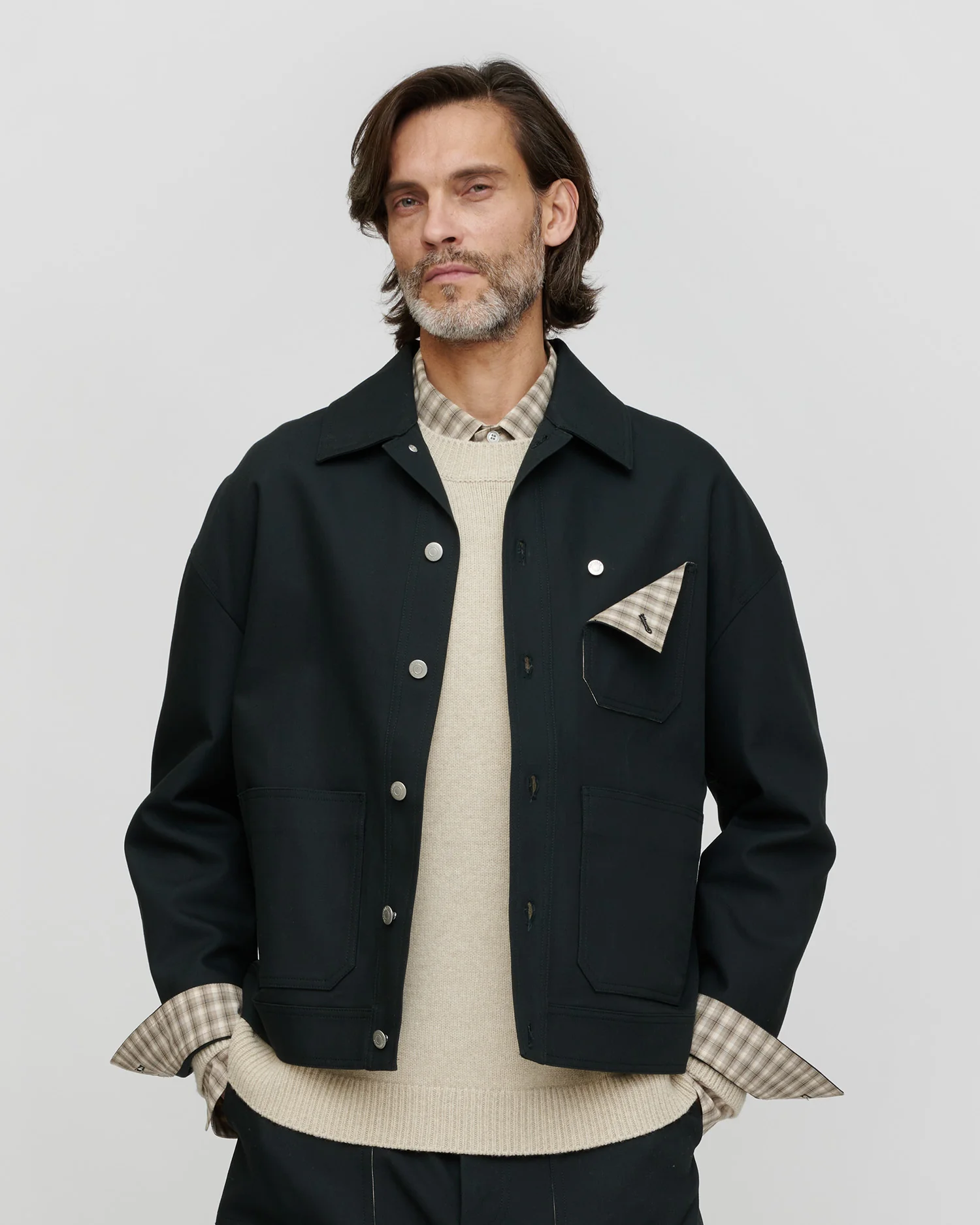 Delrico - Structured jacket - Anthracite - Image 3