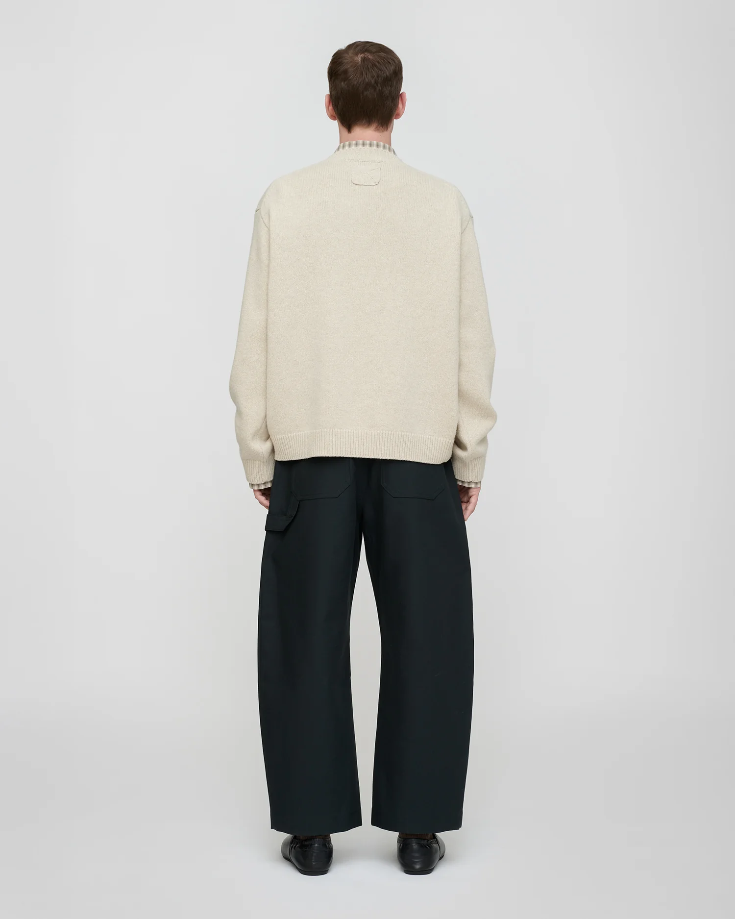Estevon - Structured trousers - Anthracite - Image 3