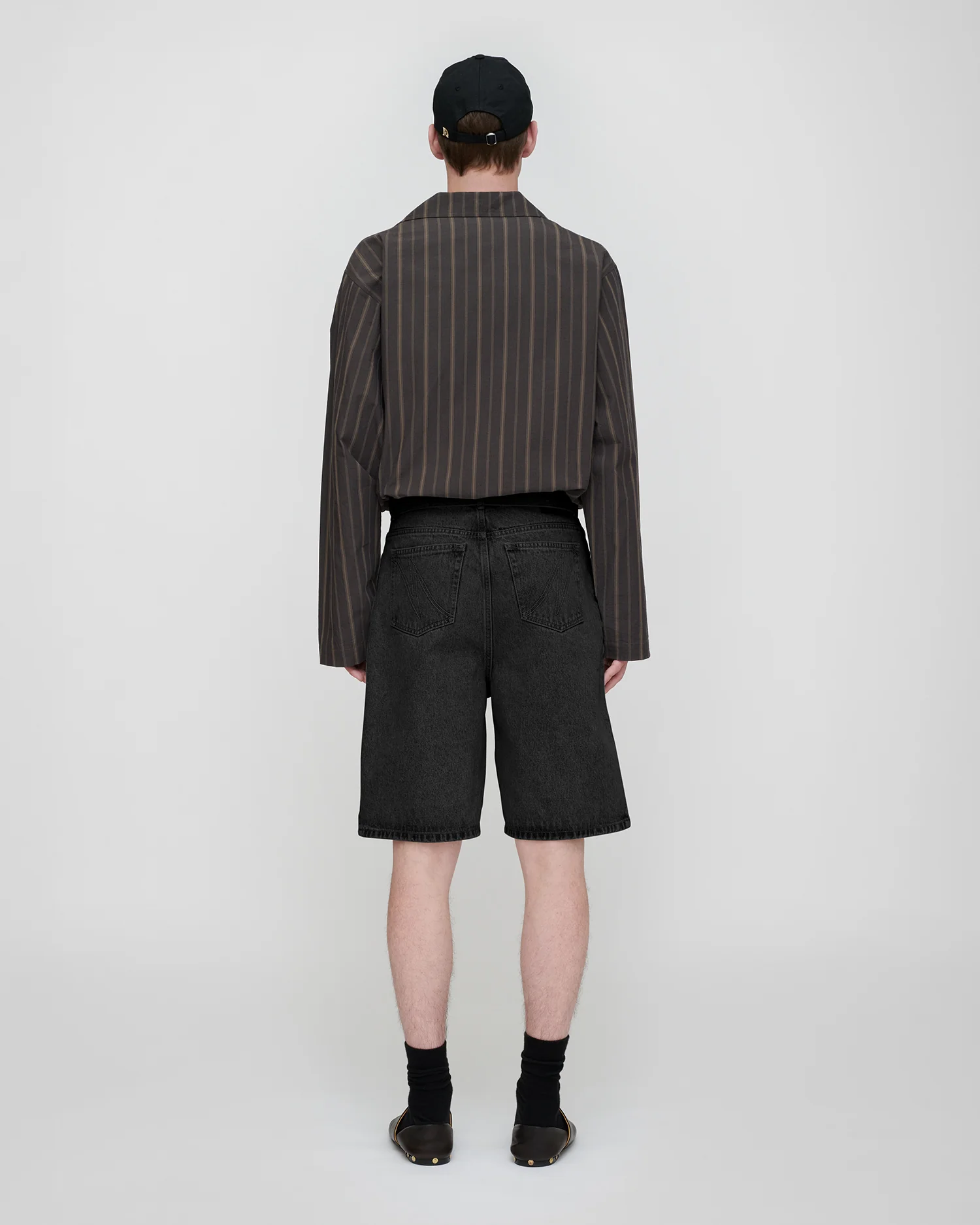 Mydal - Denim bermuda shorts - Washed Black - Image 3