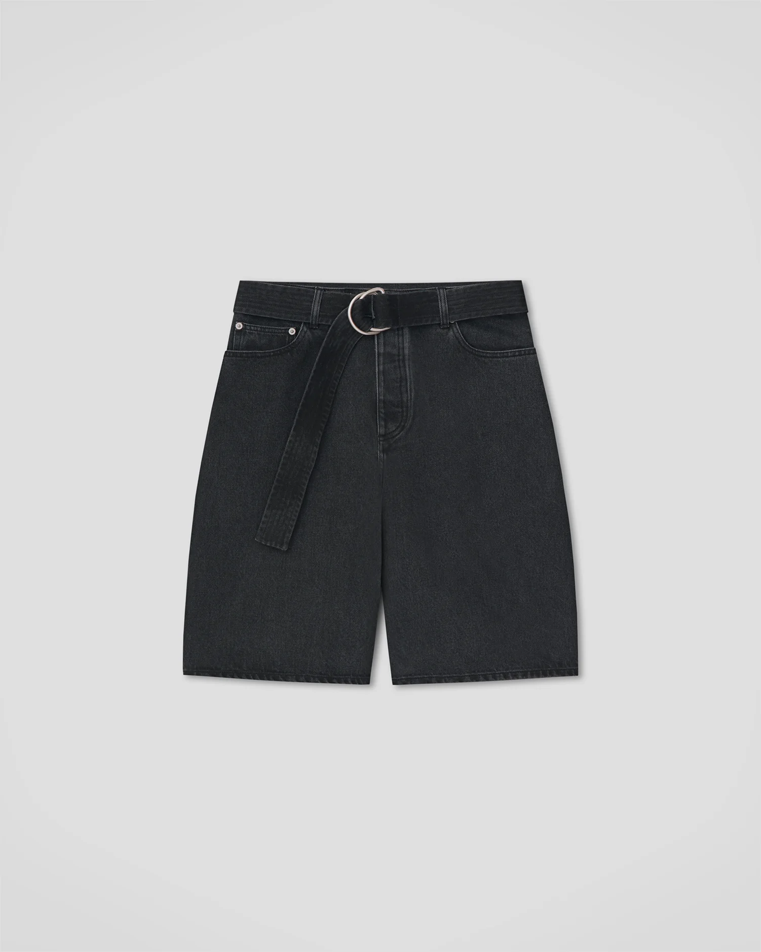 Mydal - Denim bermuda shorts - Washed Black - Image 4