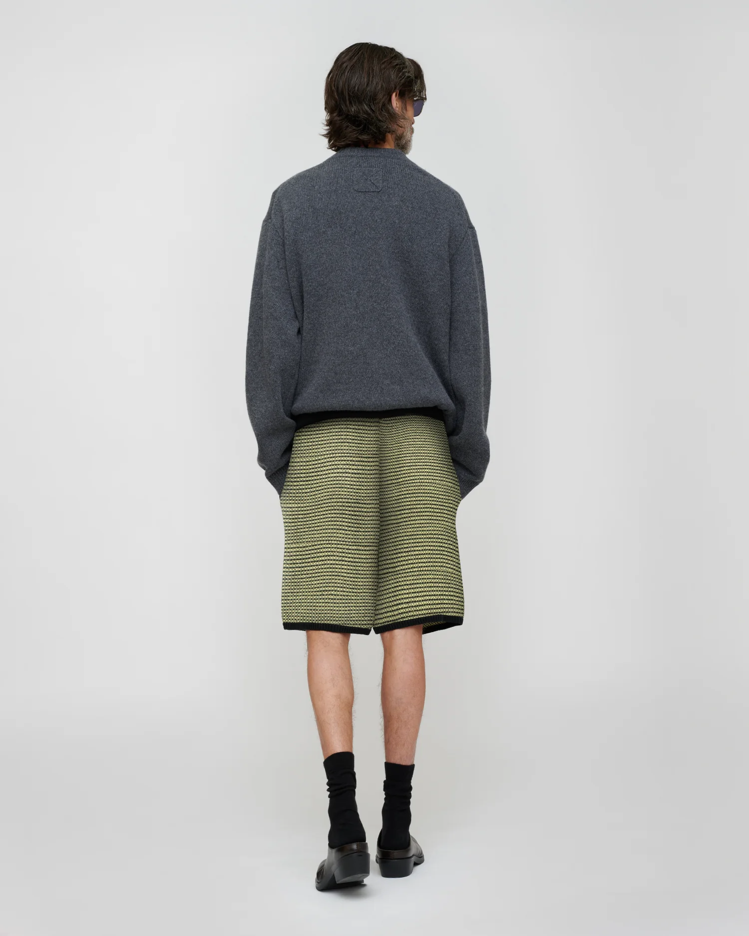 Doxxi - Shorts - Acid Creme/Black - Image 2