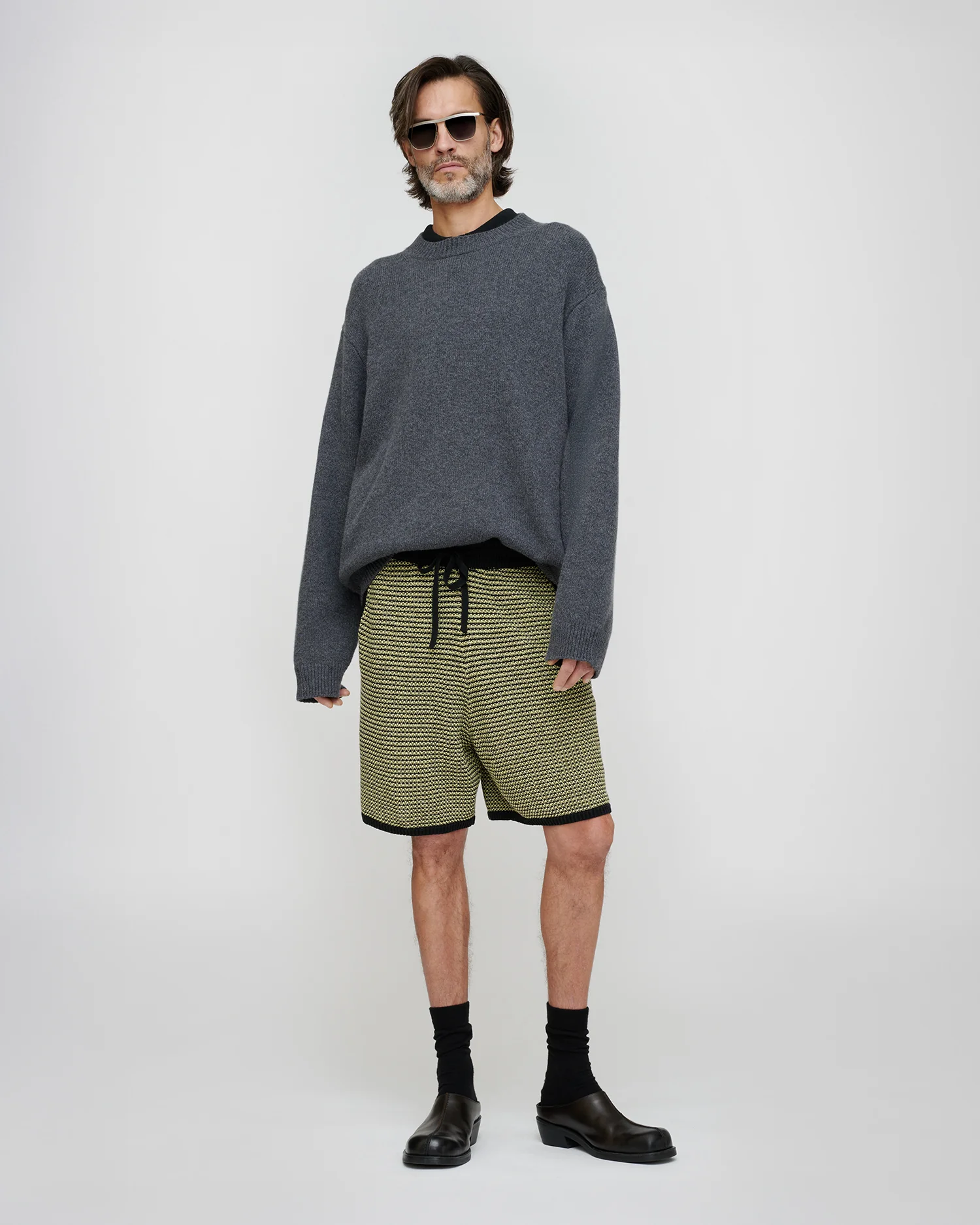 Doxxi - Shorts - Acid Creme/Black - Image 3