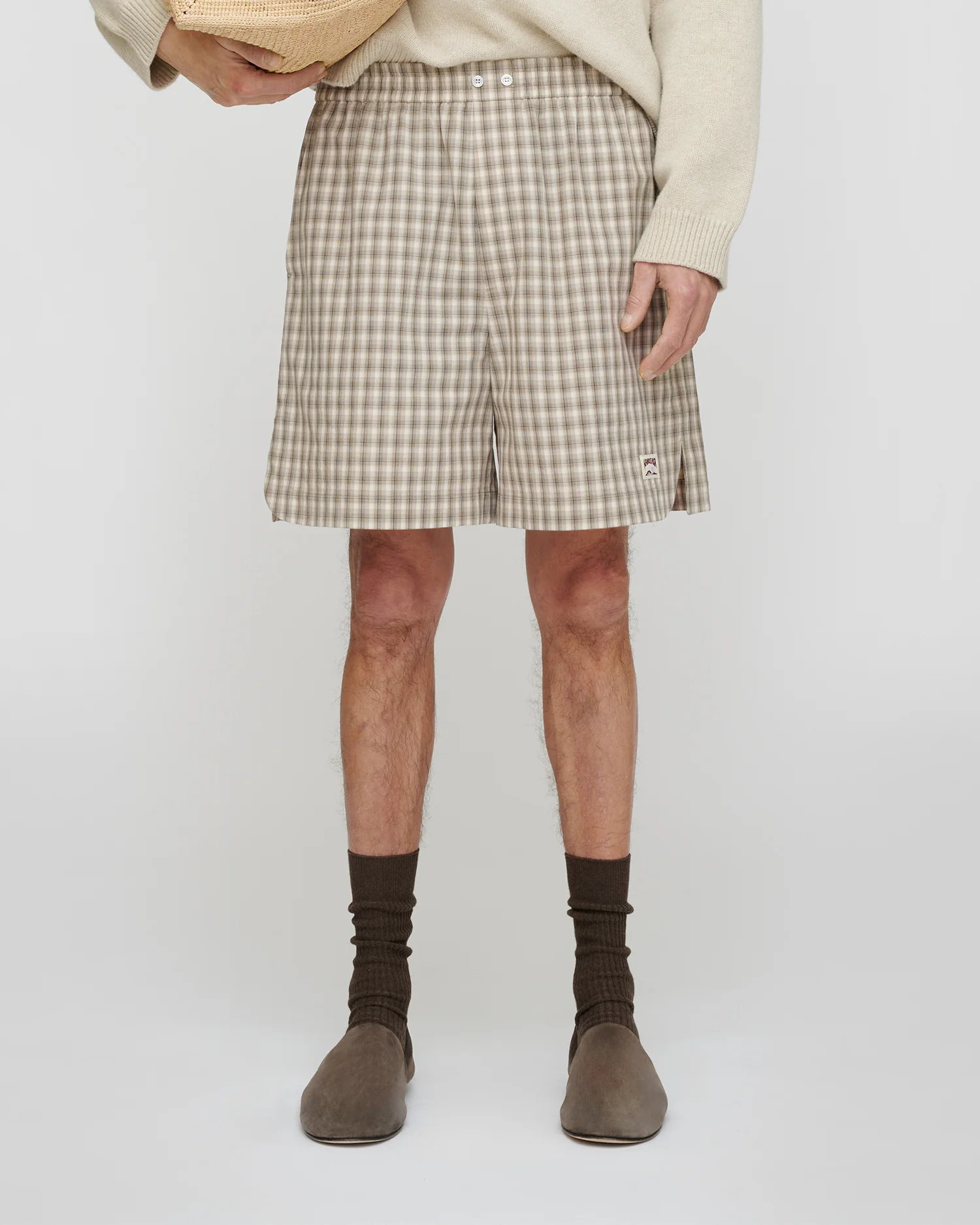 Carlito - Shorts - Creme/Grey - Image 3
