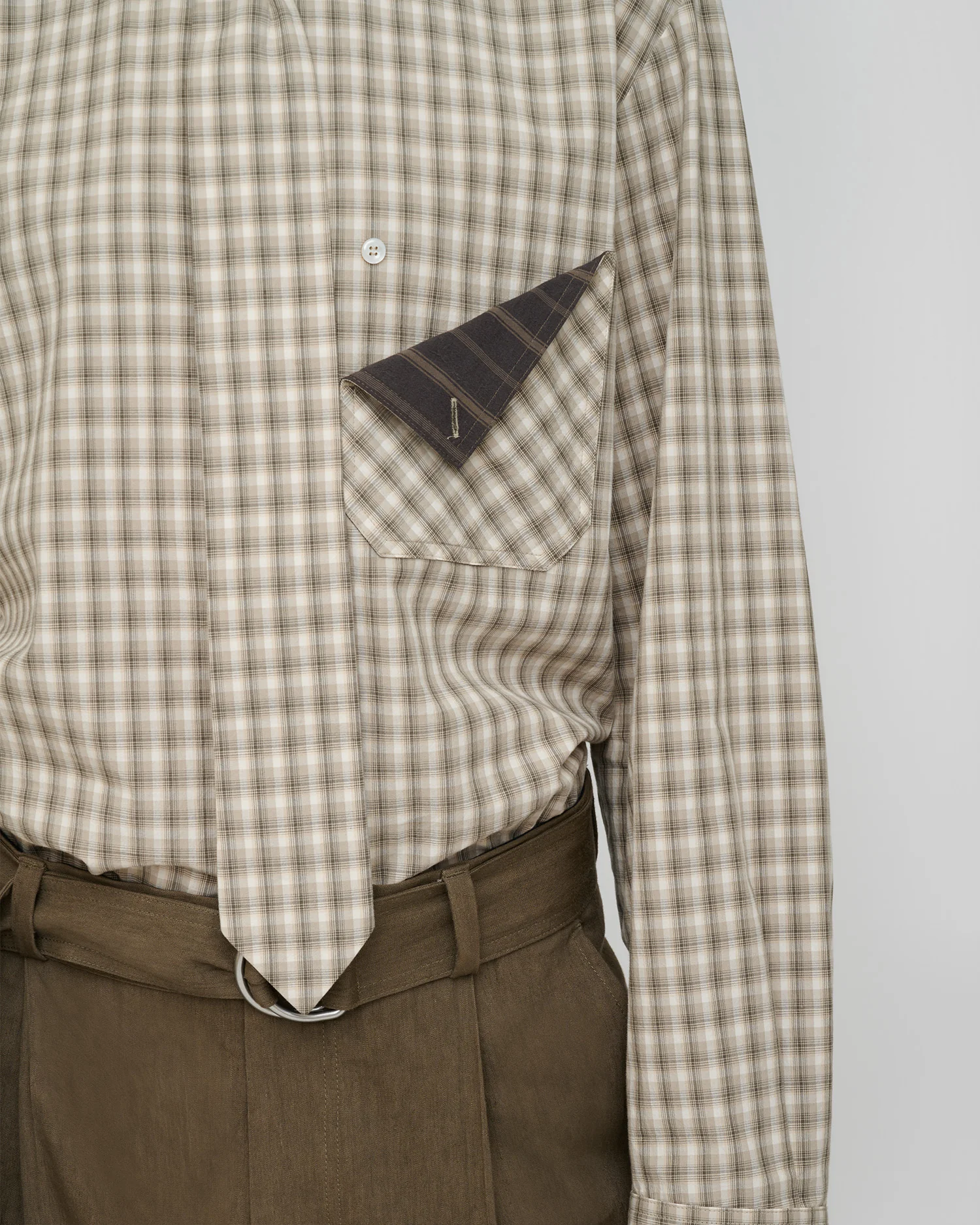 Saturnio - Shirt - Creme/Grey - Image 4