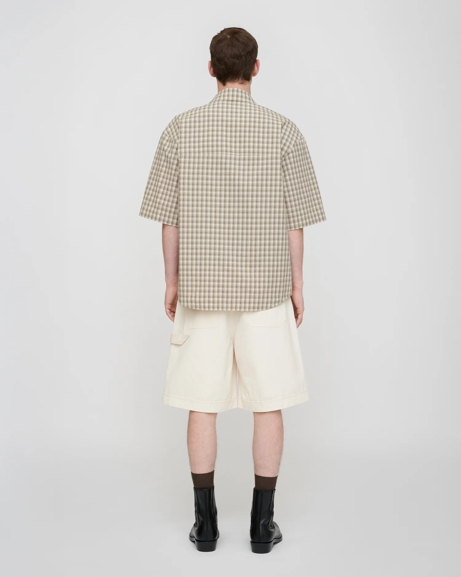 Nahui - Shirt - Creme/Grey - Image 3