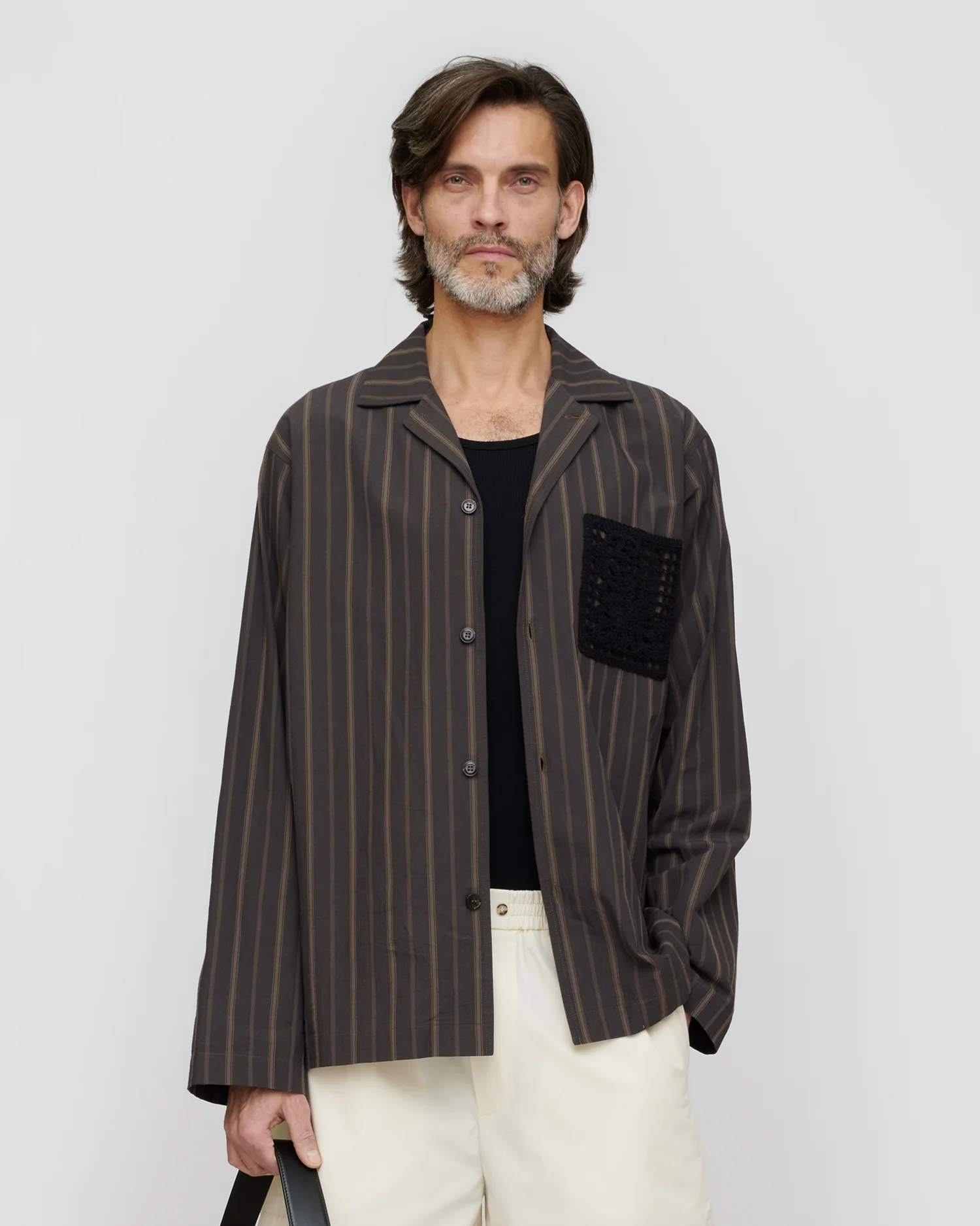 Jelmer - Shirt - Washed Black/Black