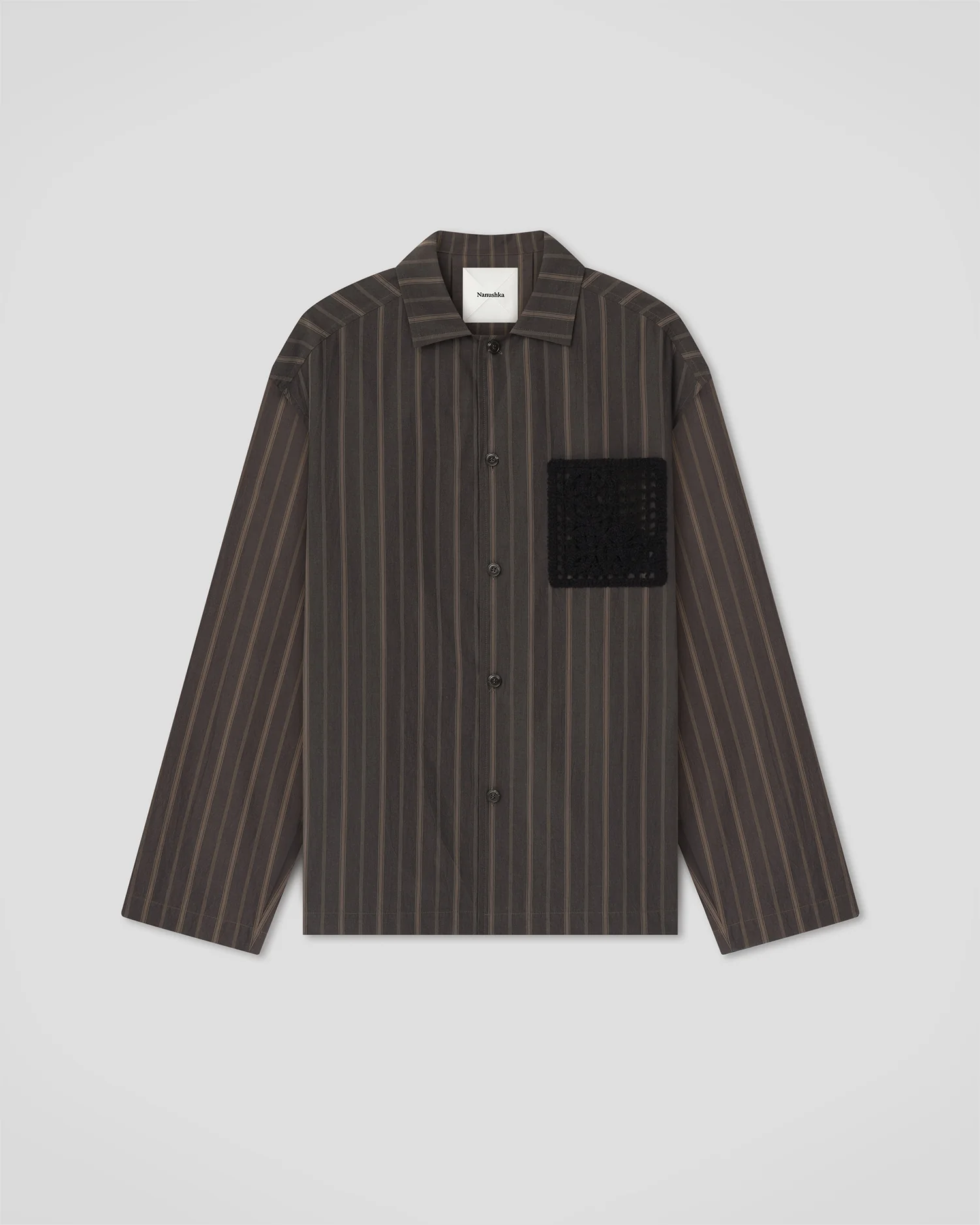Jelmer - Shirt - Washed Black/Black - Image 4