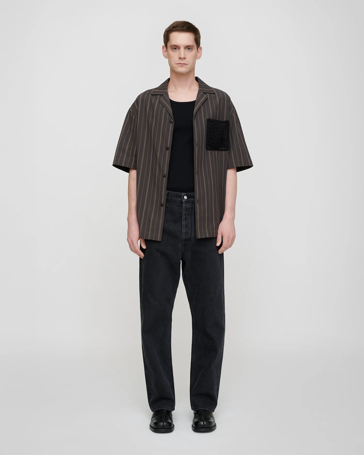 Maxton - Shirt - Washed Black/Black