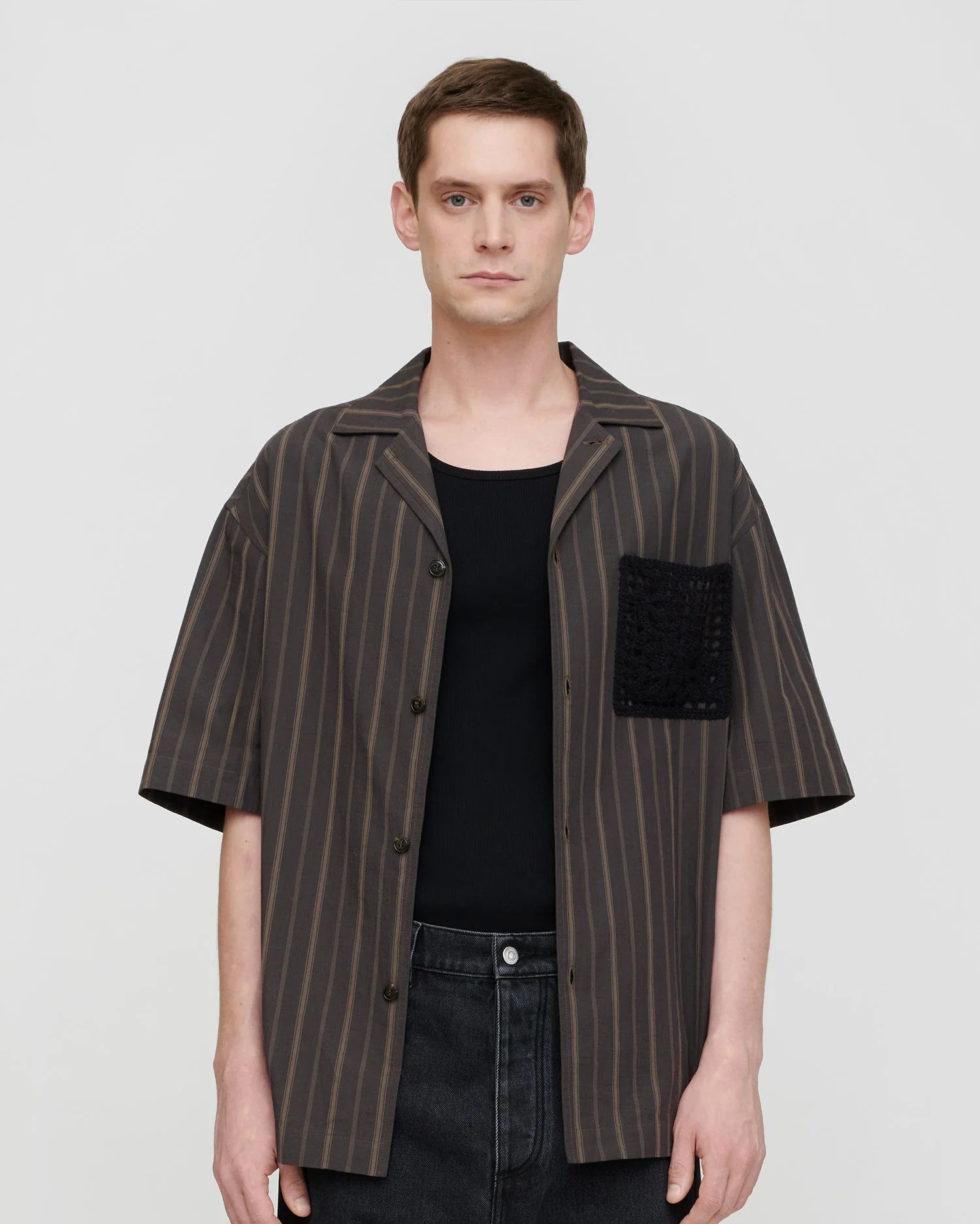 Maxton - Shirt - Washed Black/Black - Image 3