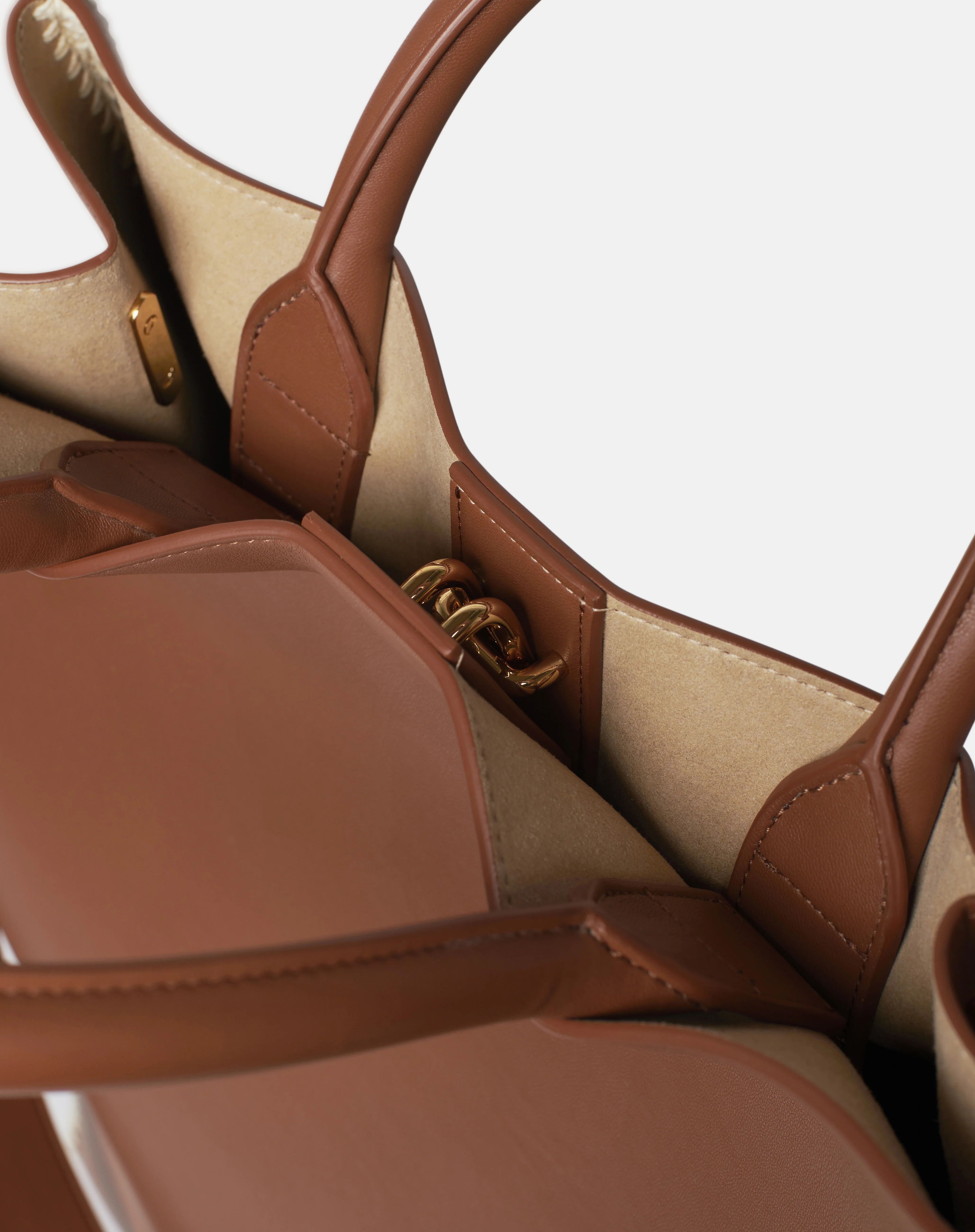 The Compass Tote - Crochet tote bag - Tan/Crème - Image 5