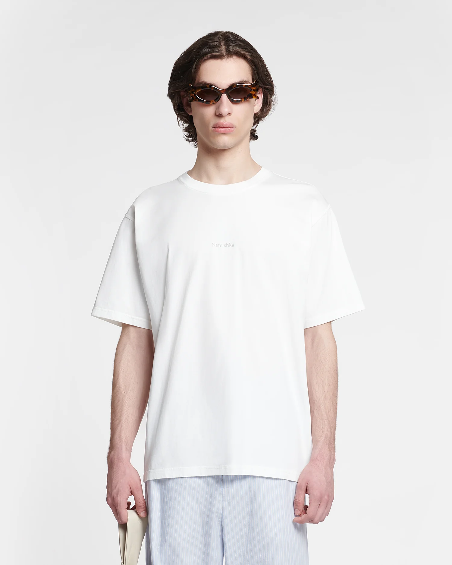Reece - Embroidered T-shirt - Off White - Image 4