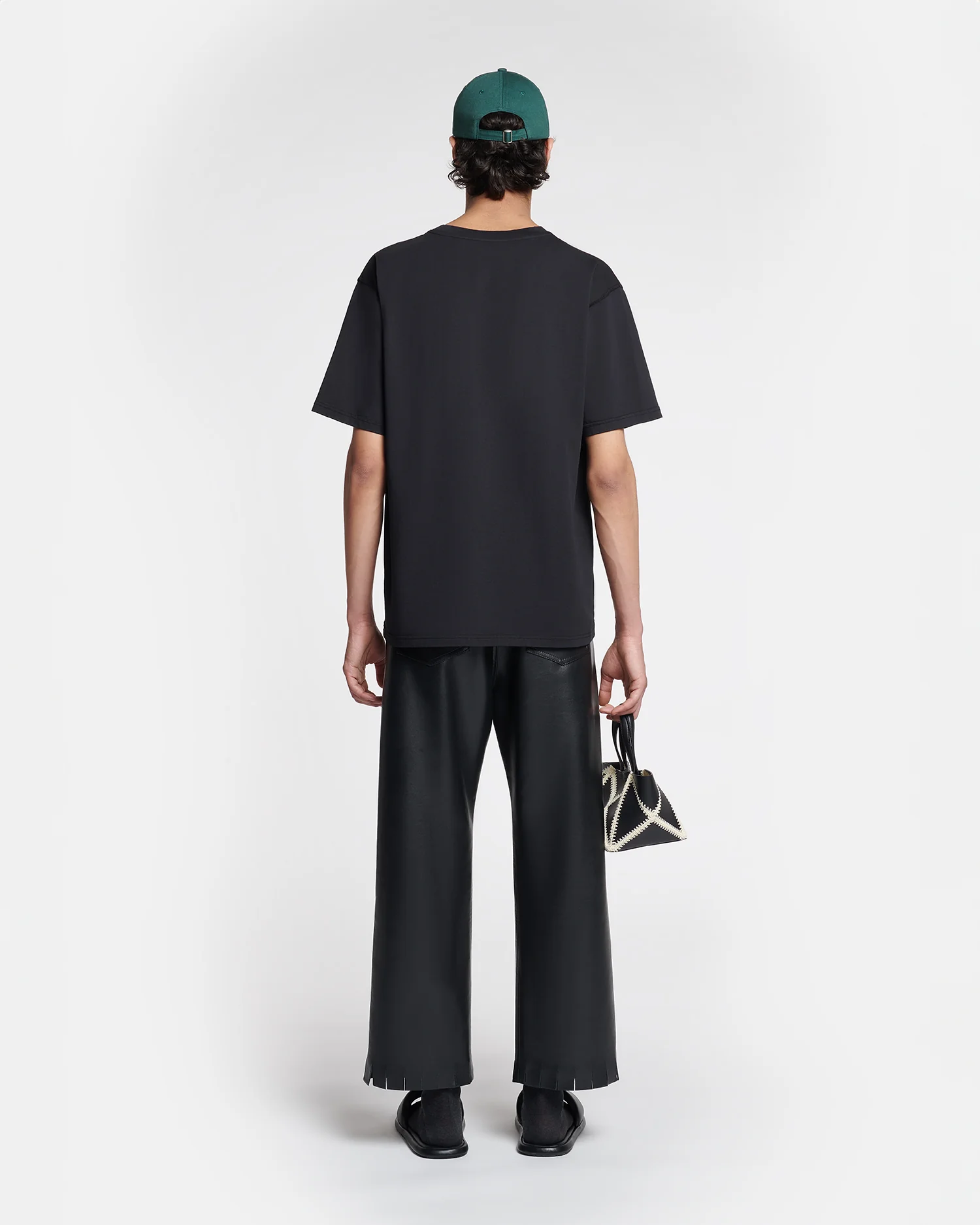 Reece - Embroidered T-shirt - Black - Image 3