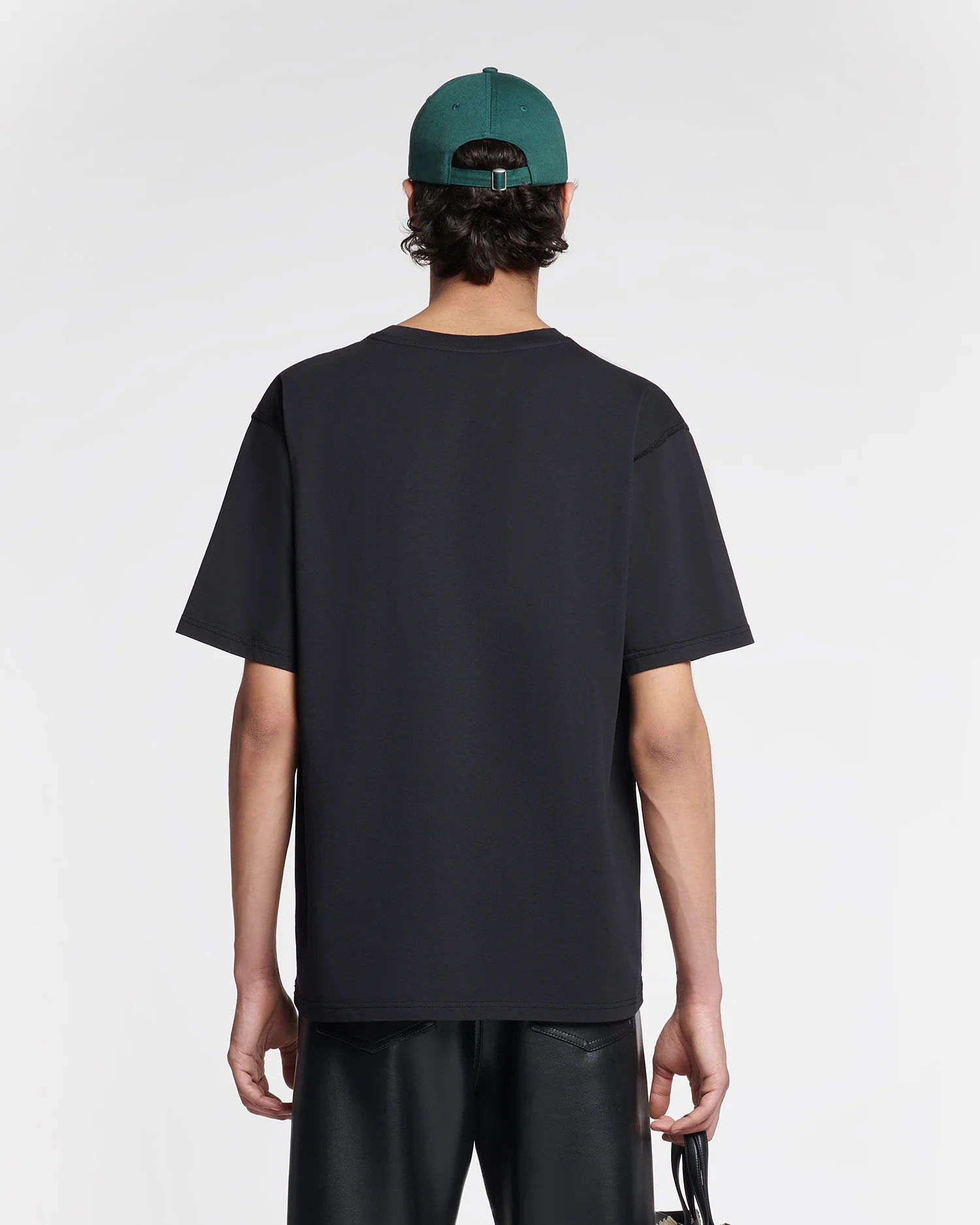 Reece - Embroidered T-shirt - Black - Image 5