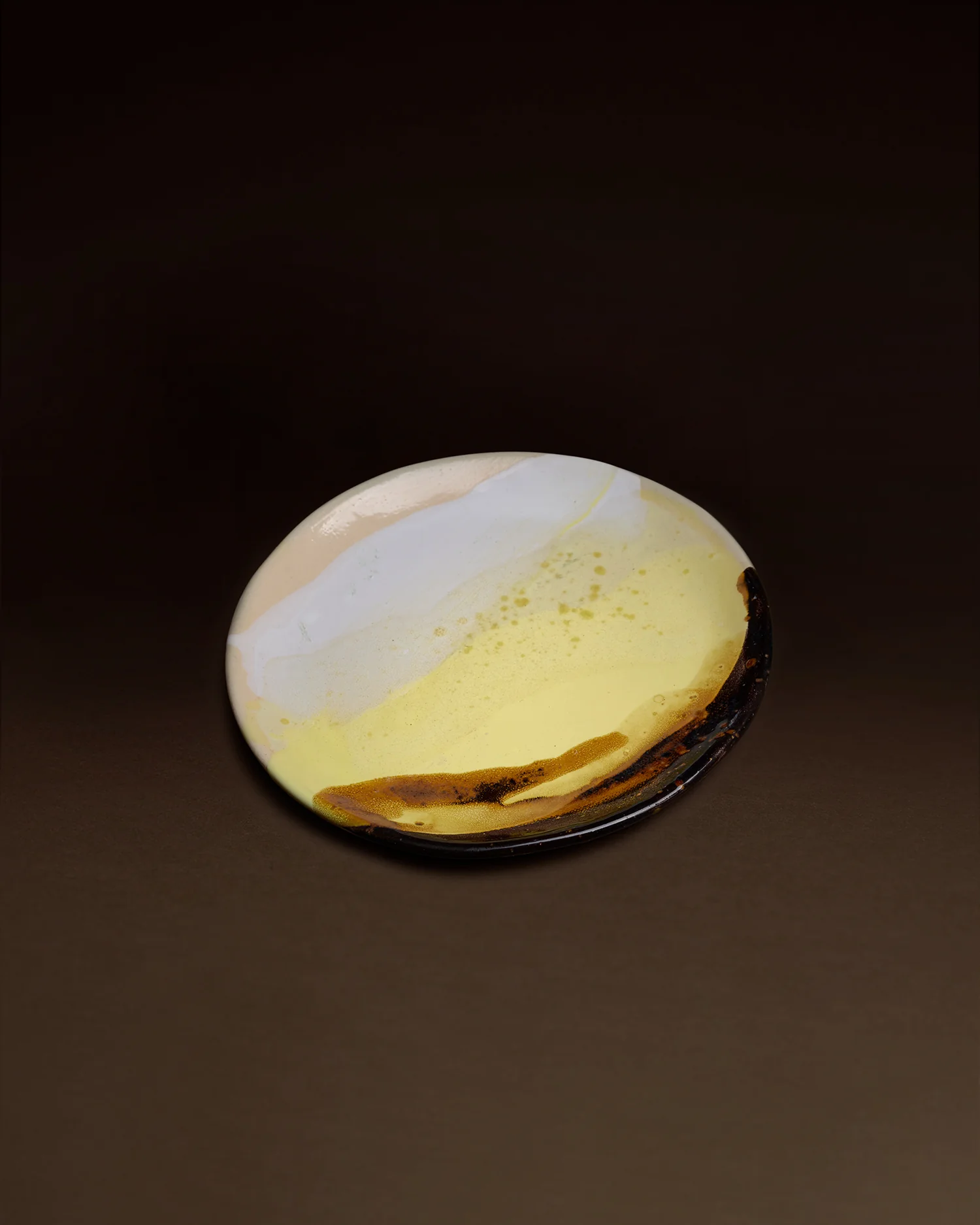 Dessert Plate - Clay dessert plate - Multicolor - Image 4