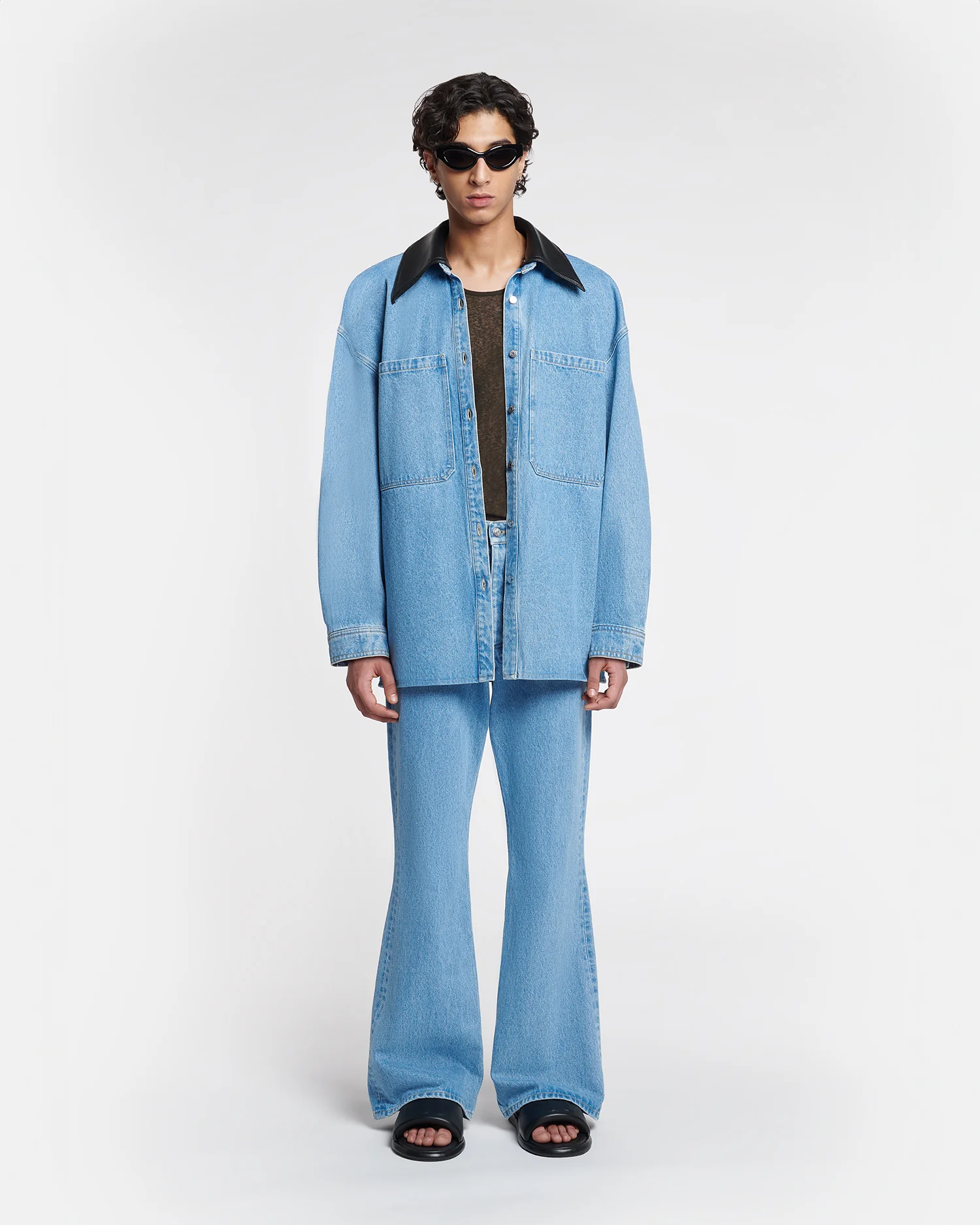 Beaux - Denim shirt - Mid Blue - Image 3