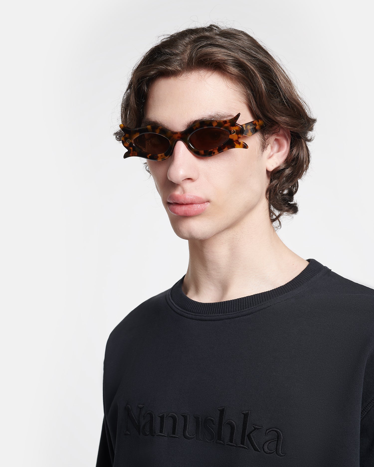 Tully - Bioplastic sunglasses - Dark Amber - Image 6