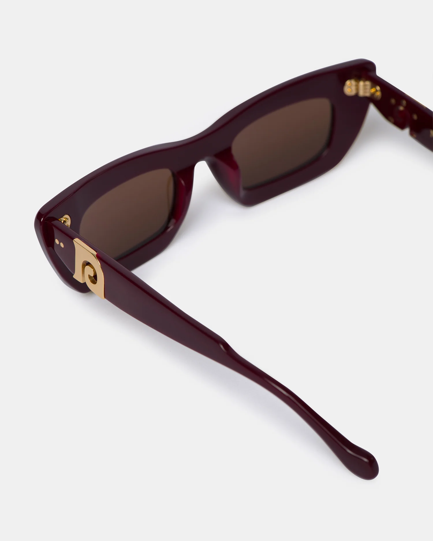 Londyn - Bioplastic sunglasses - Burgundy - Image 3