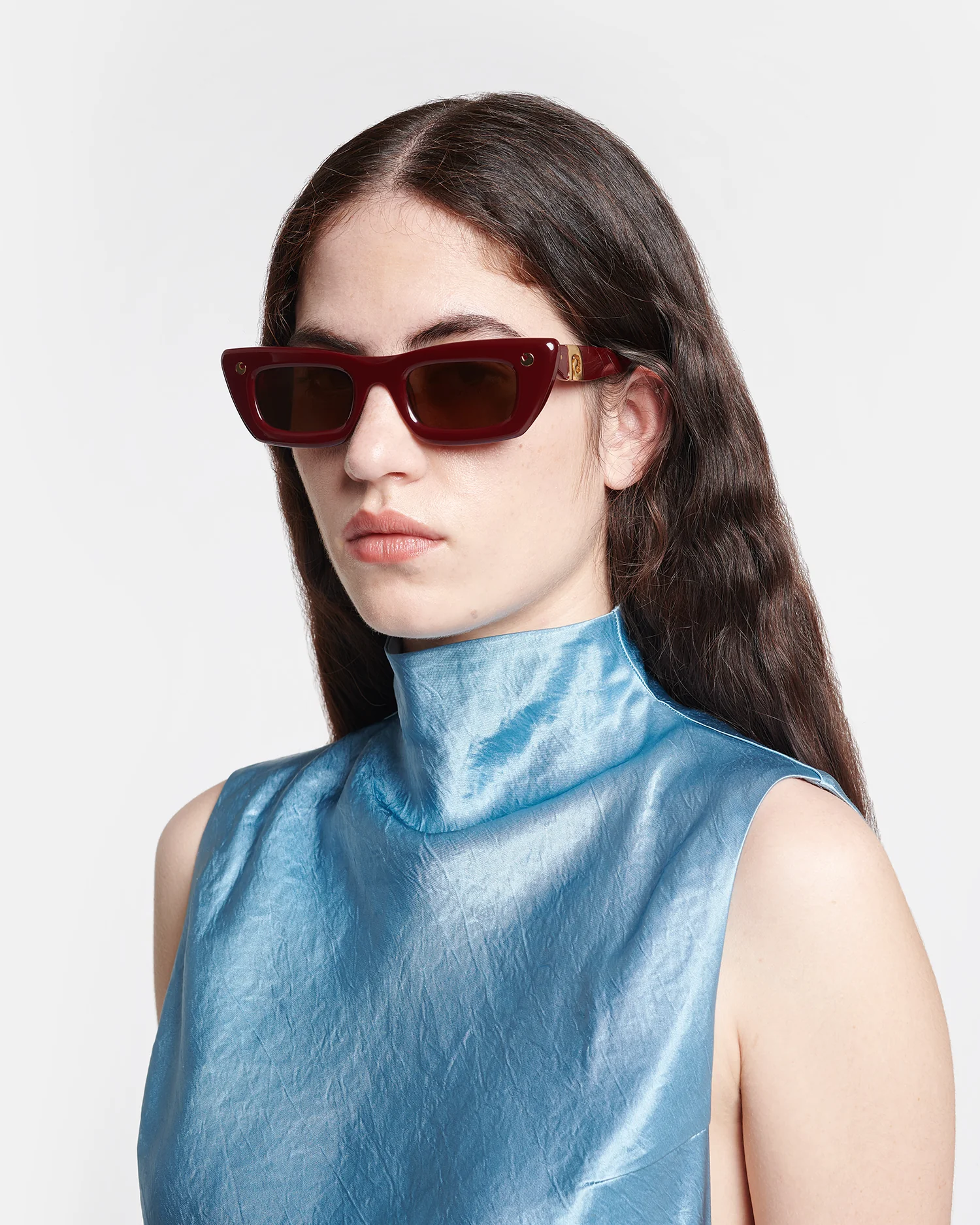 Londyn - Bioplastic sunglasses - Burgundy - Image 5