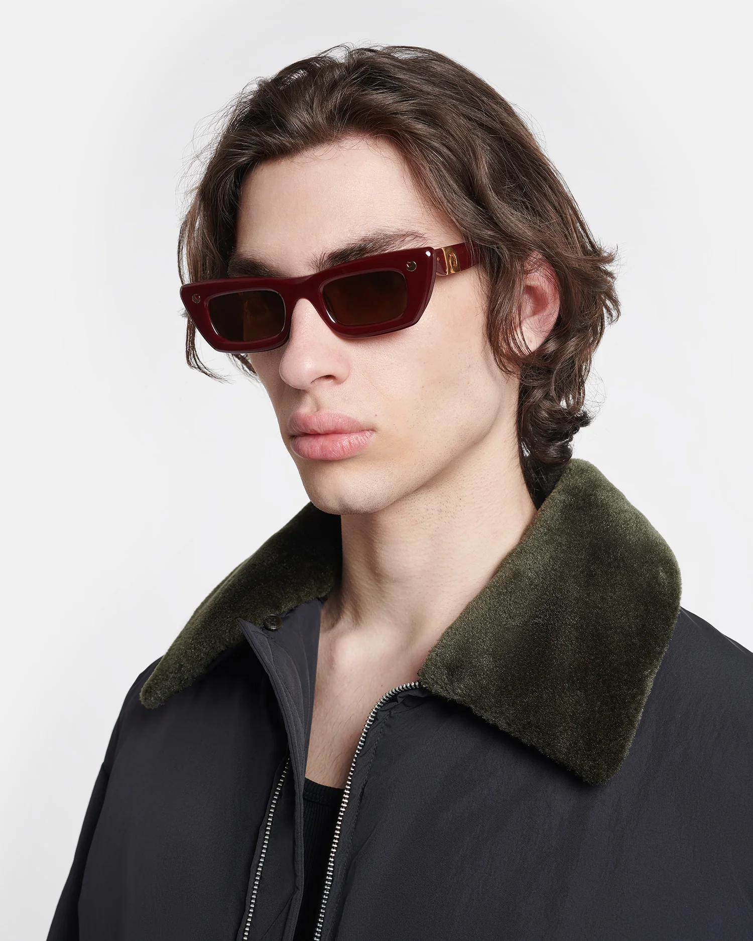 Londyn - Bioplastic sunglasses - Burgundy - Image 6