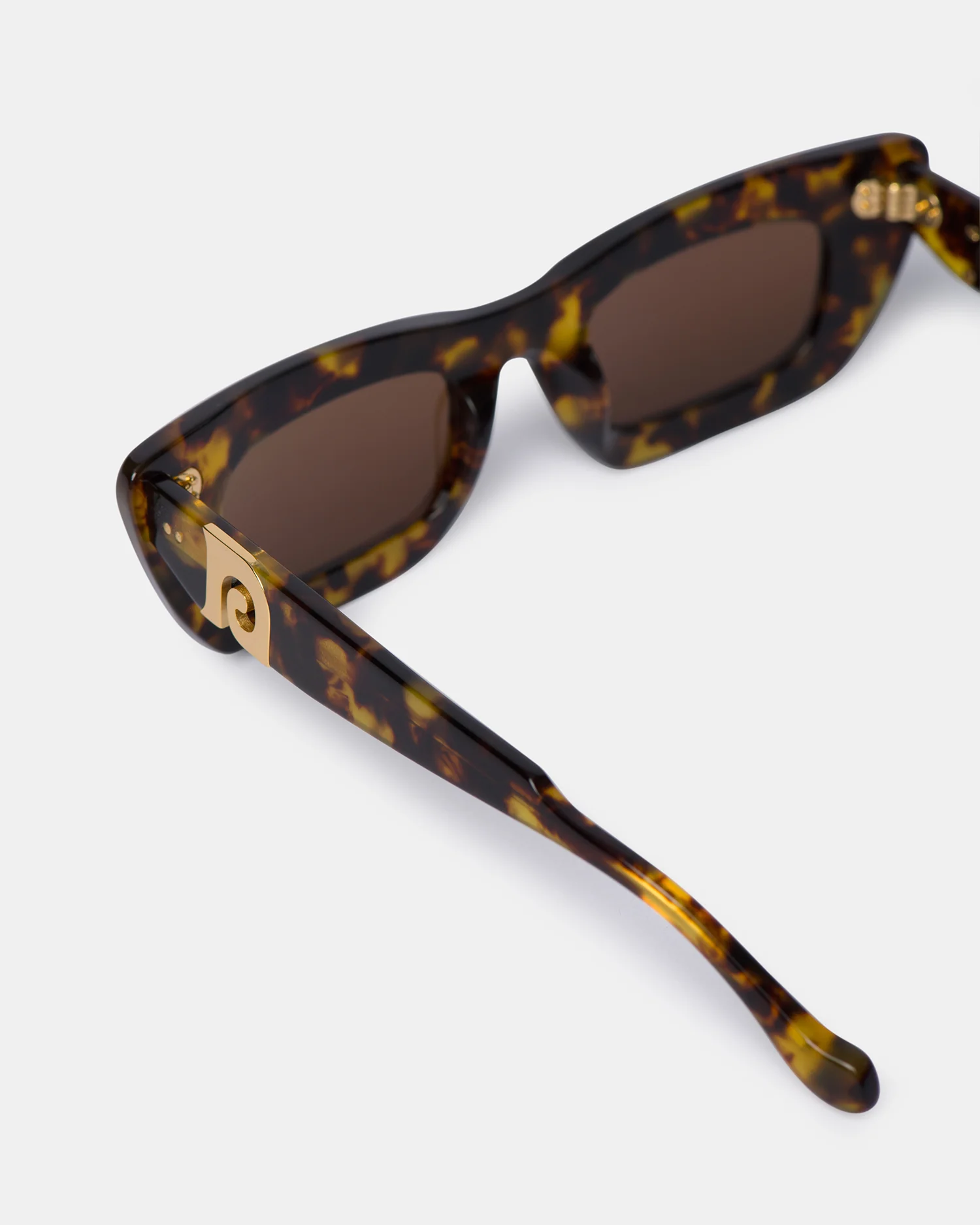 Londyn - Bioplastic sunglasses - Dark Amber - Image 3