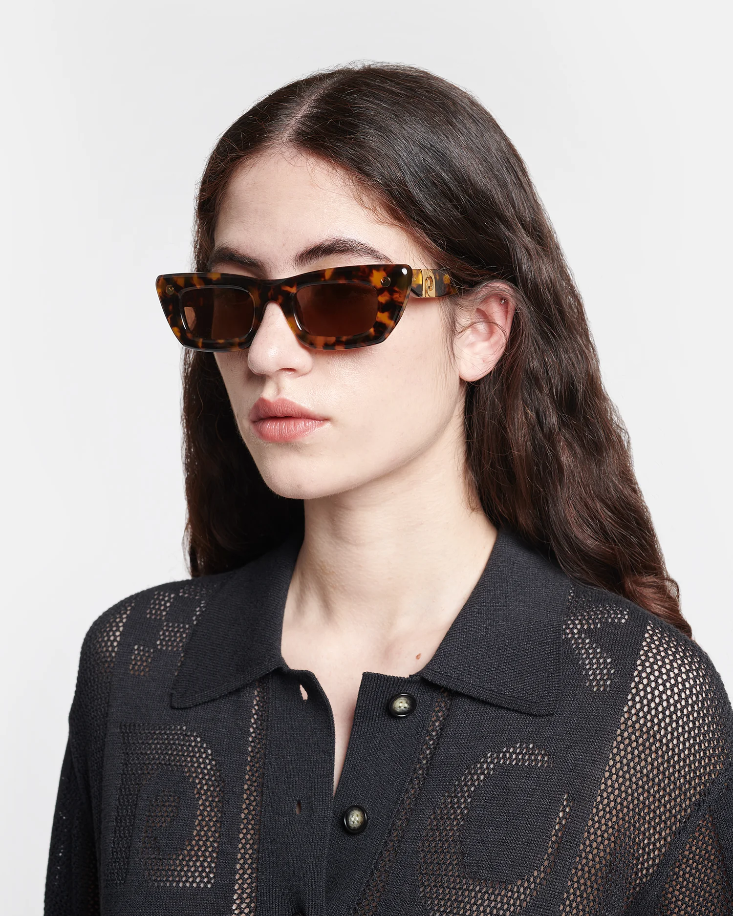 Londyn - Bioplastic sunglasses - Dark Amber - Image 5