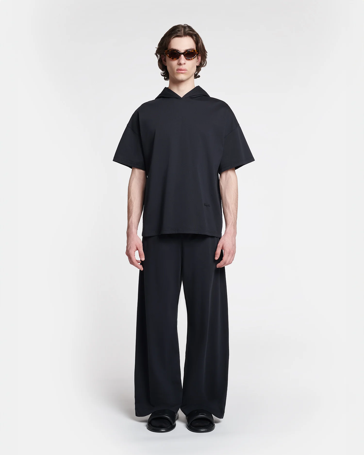 Kacper - Hooded t-shirt - Black - Image 4
