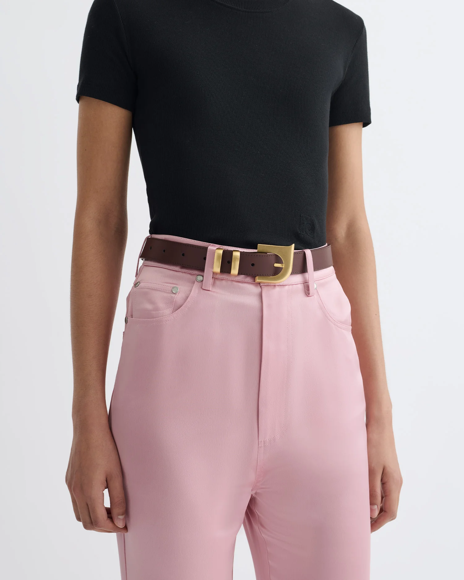 Ryker - Monogram belt - Dark Brown - Image 3
