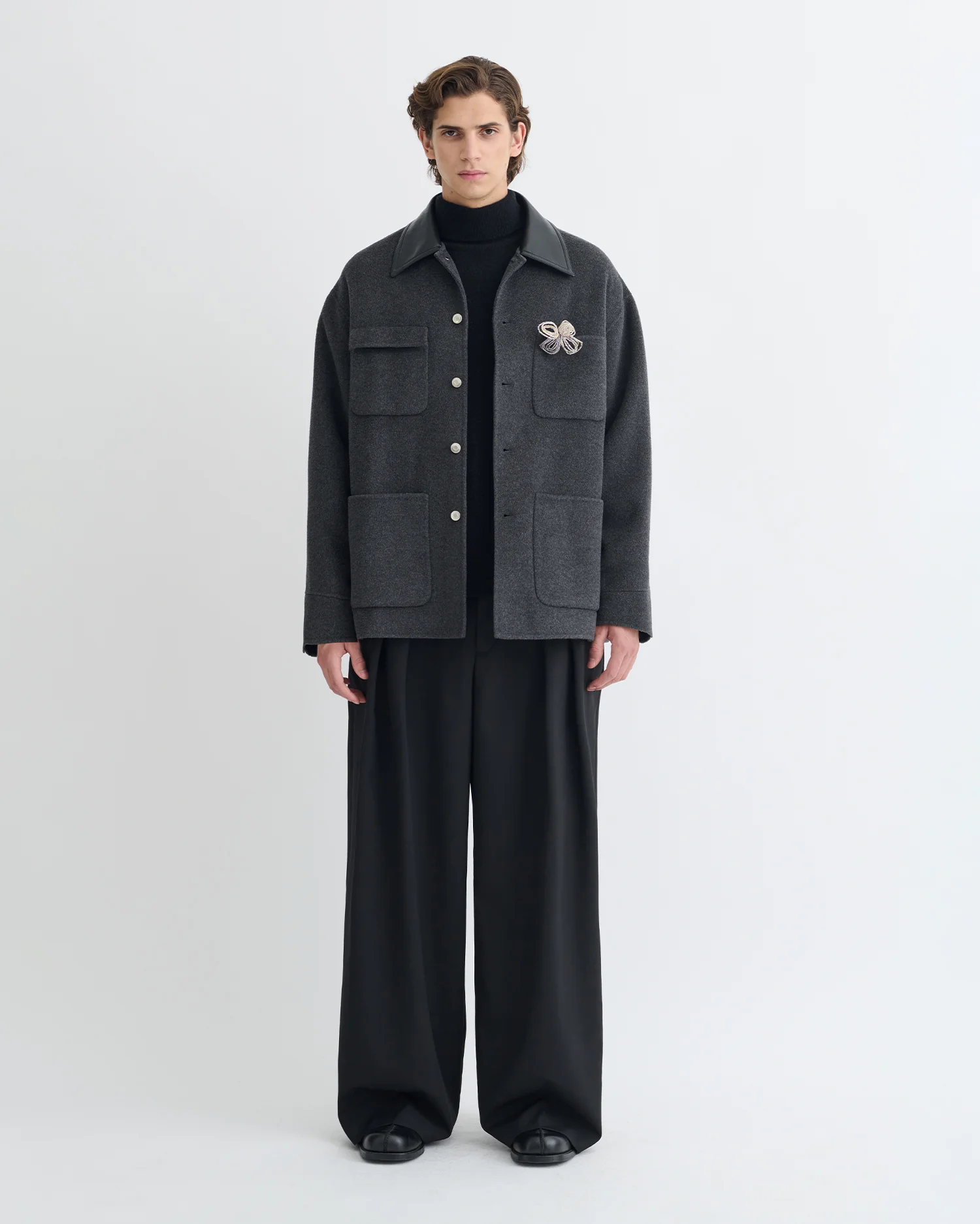 Camilo - Jacket - Grey Melange - Image 4