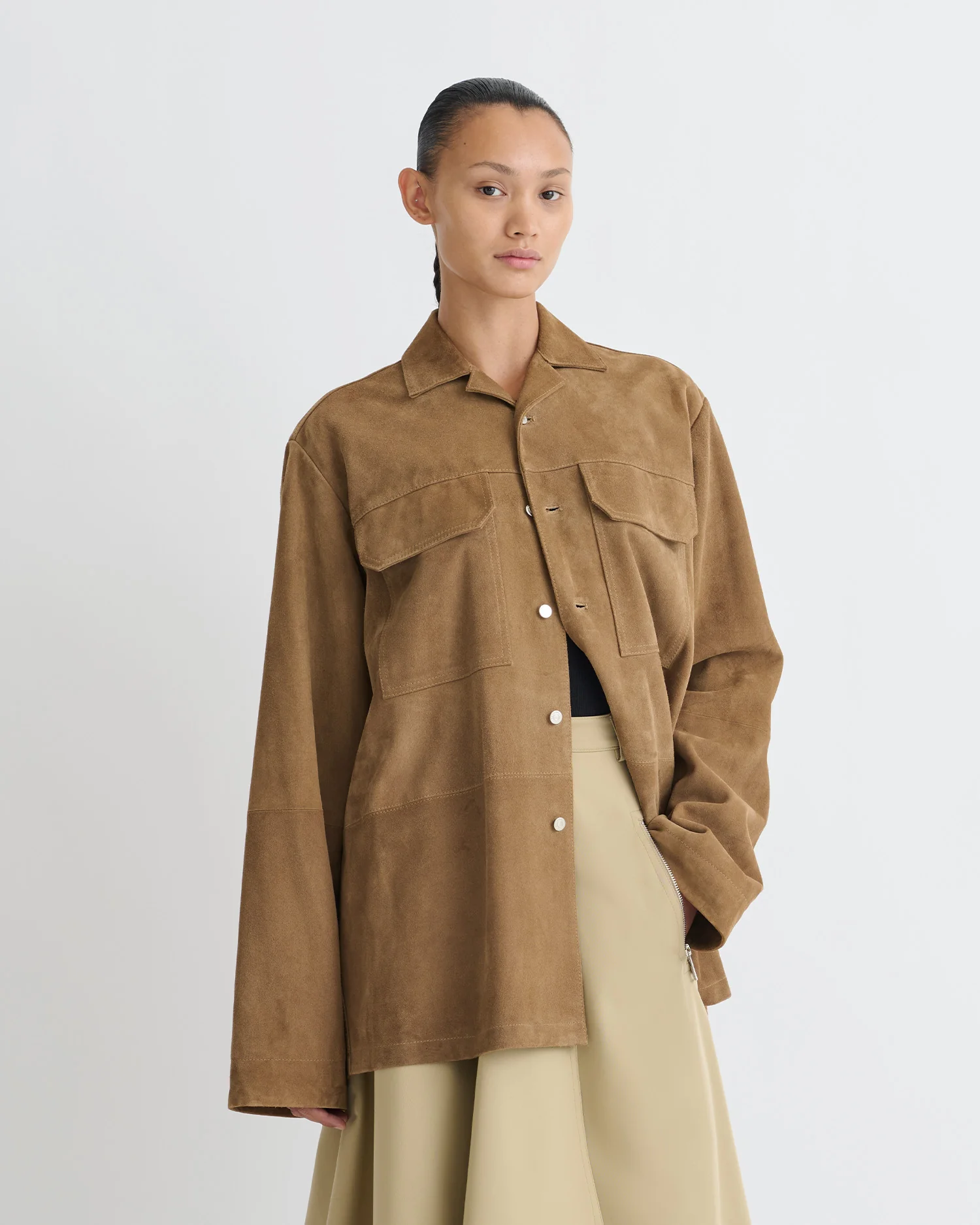Kohar - Suede jacket - Brown - Image 4