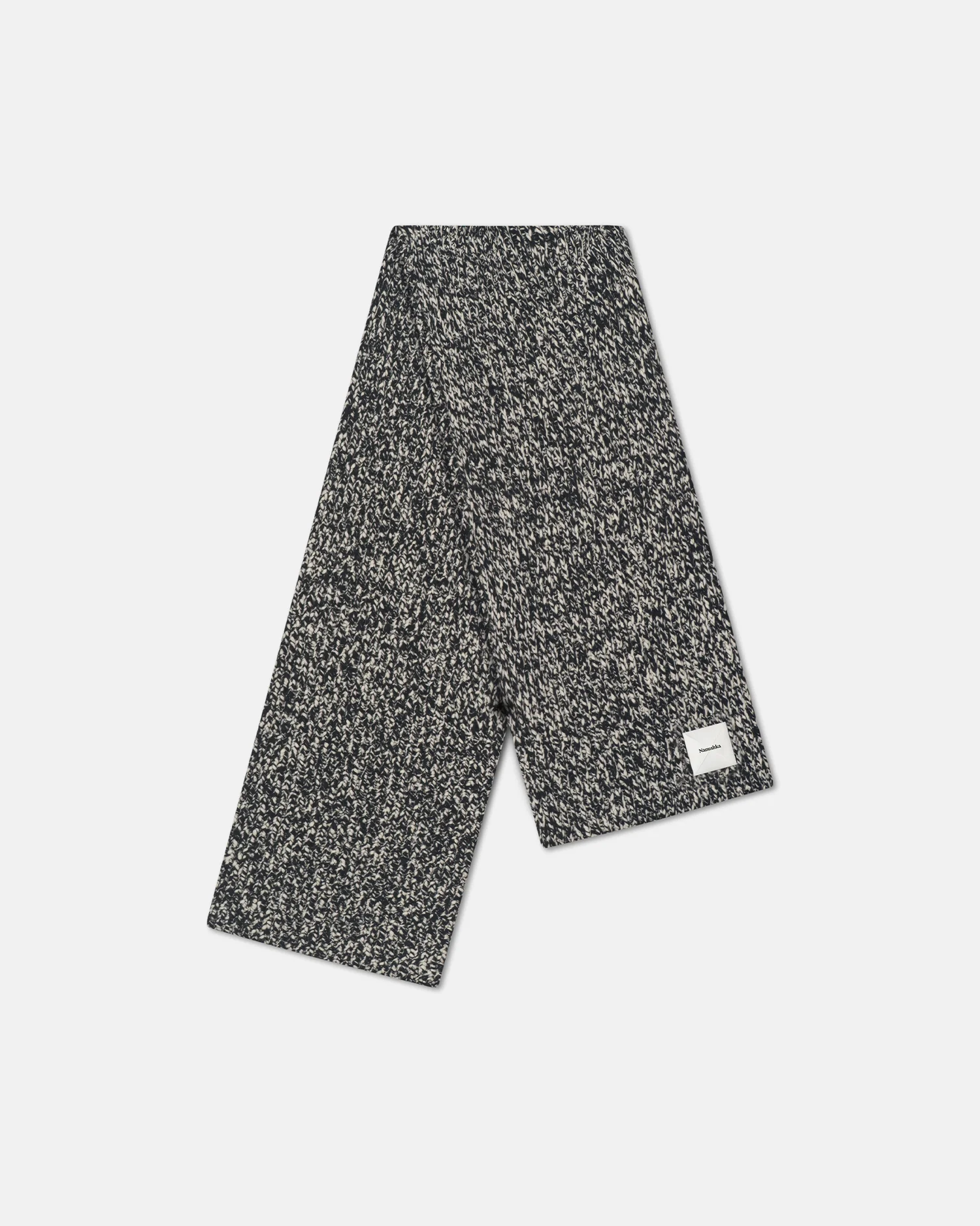 Lance - Wool scarf - Black/White - Image 3