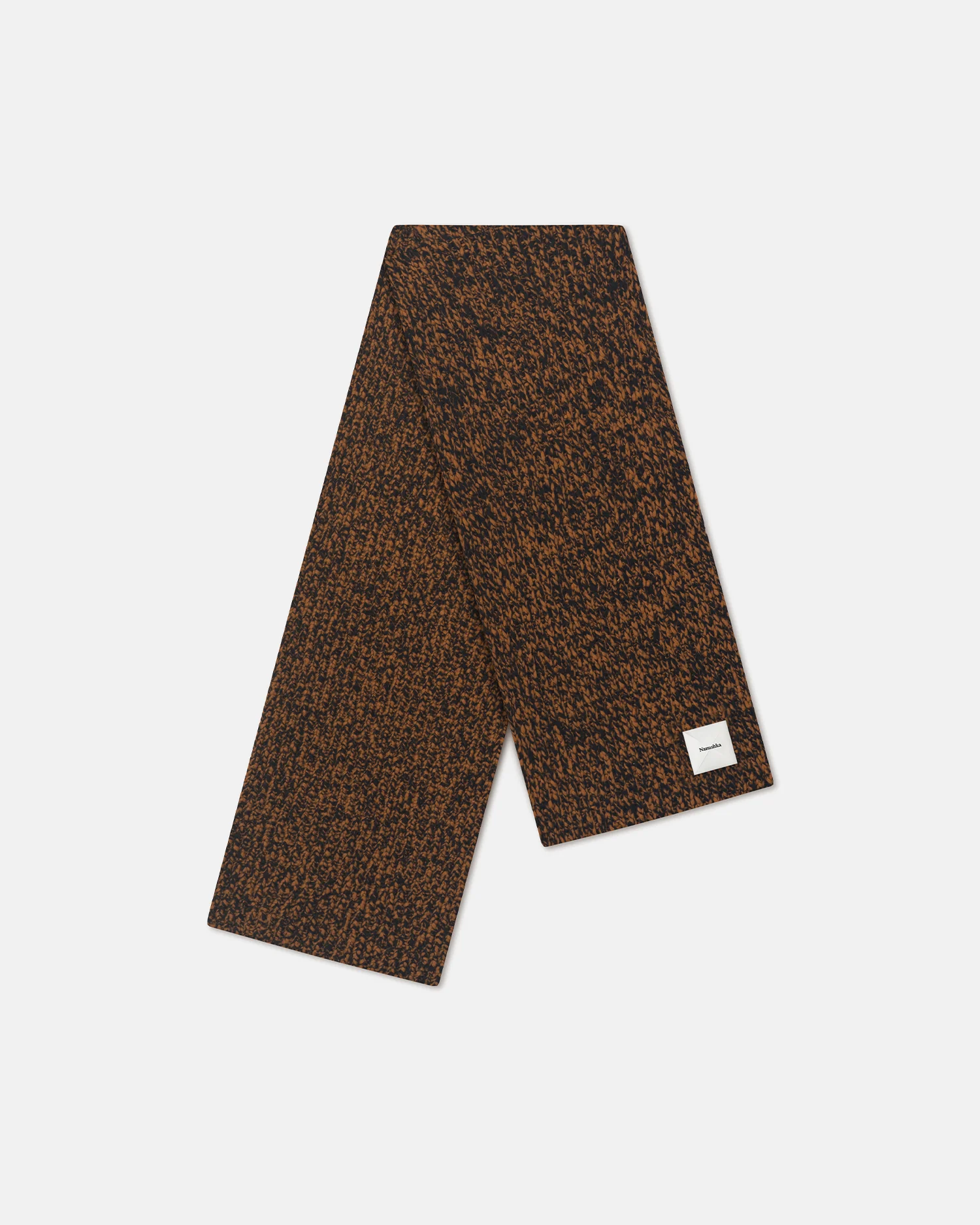 Lance - Wool scarf - Rust/Black - Image 3